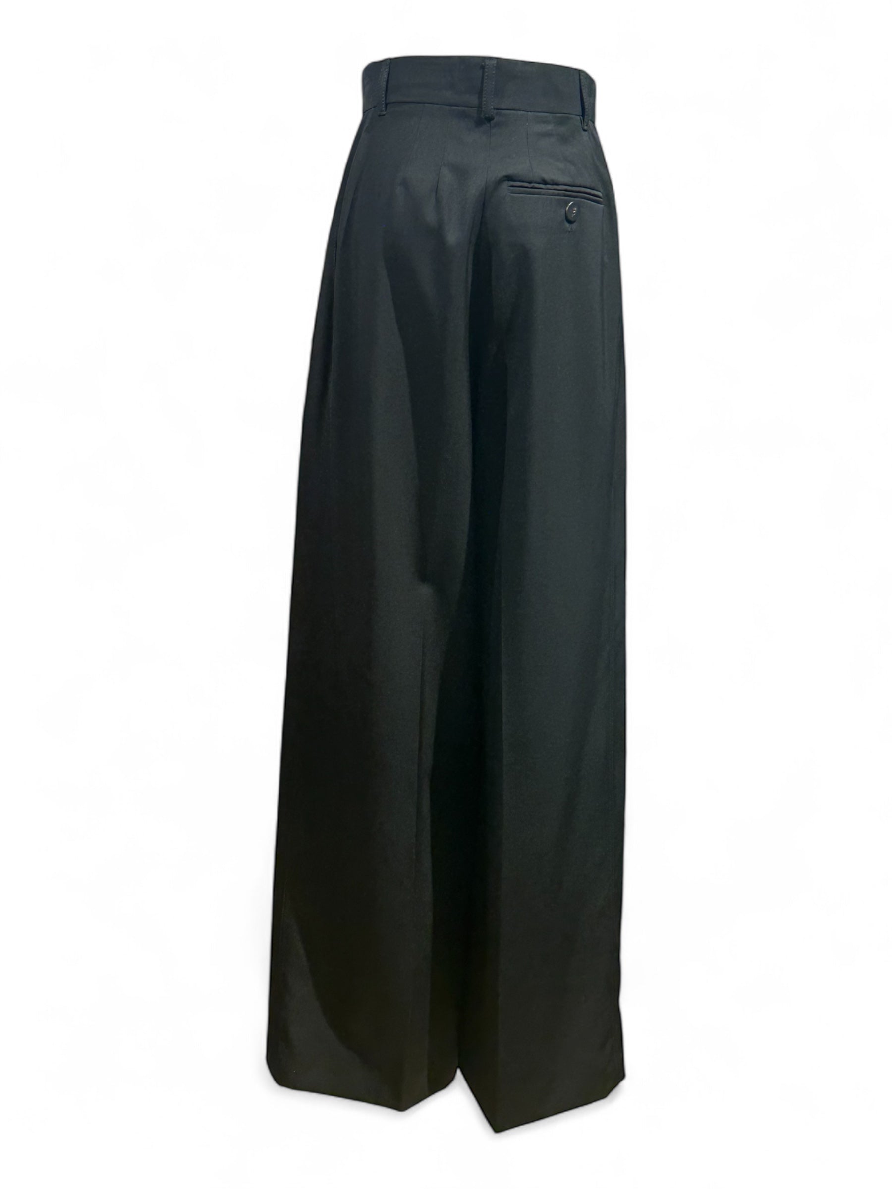 Lanvin - Pantalon de tailleur noir T38