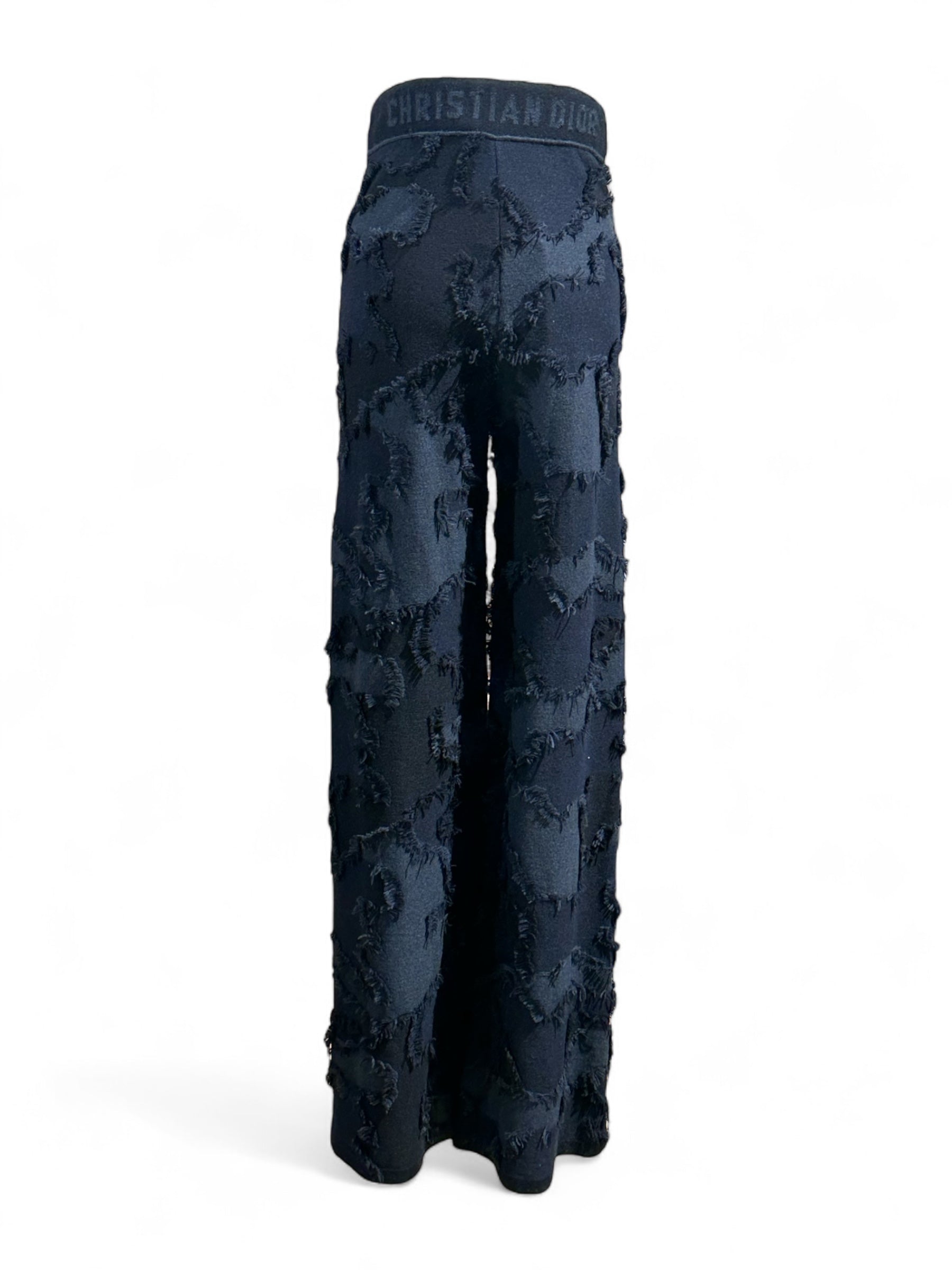 Christian Dior - Pantalon bleu camouflage à texture T34