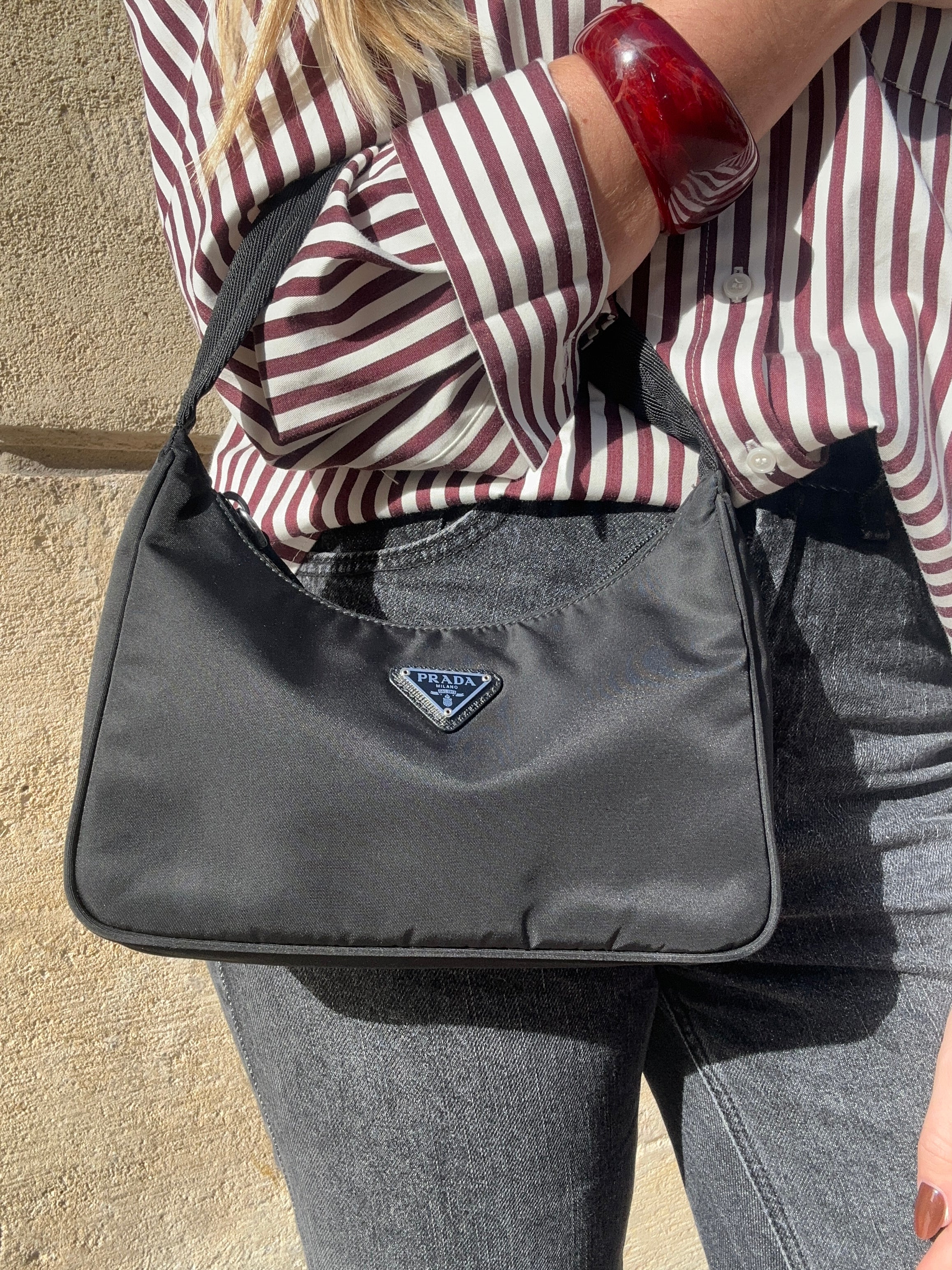 Prada - Borsa Re-Edition 2000 in nylon nero