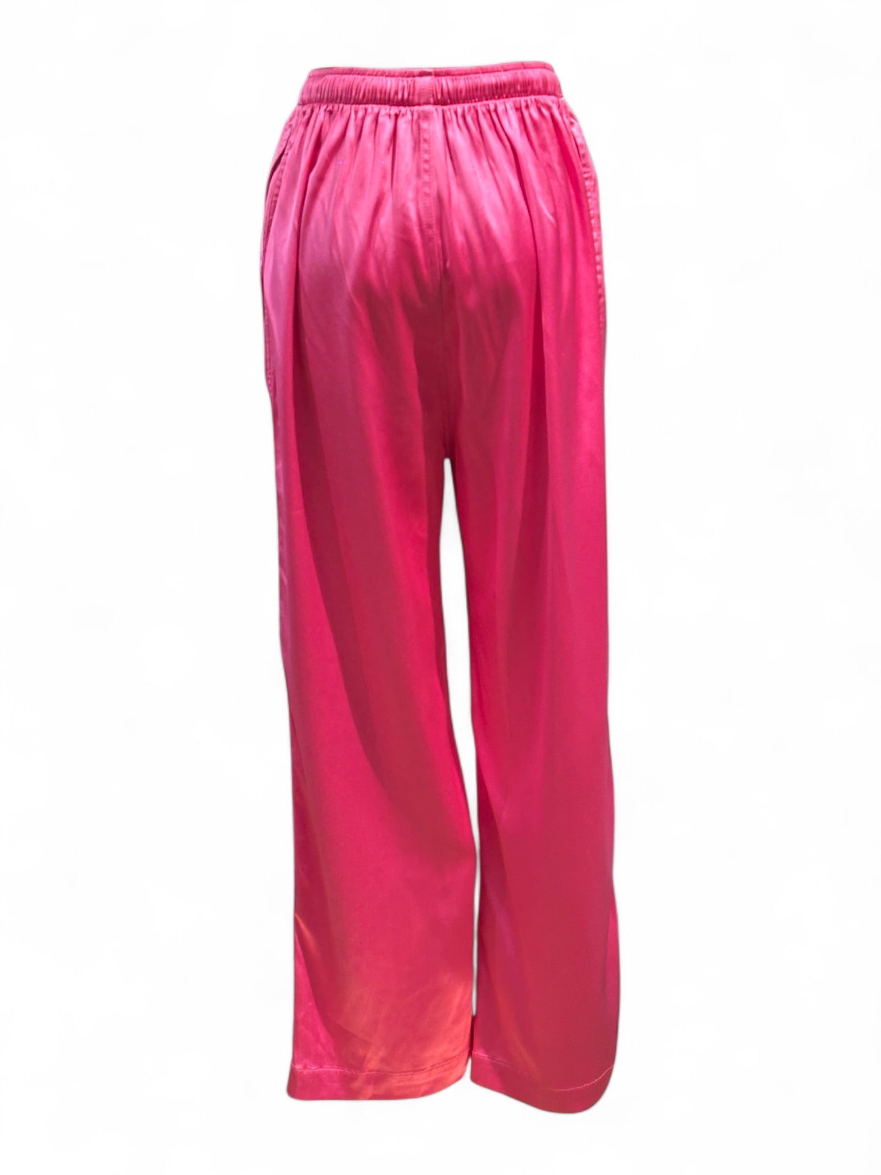 Balenciaga - Pantalon rose fluide T34