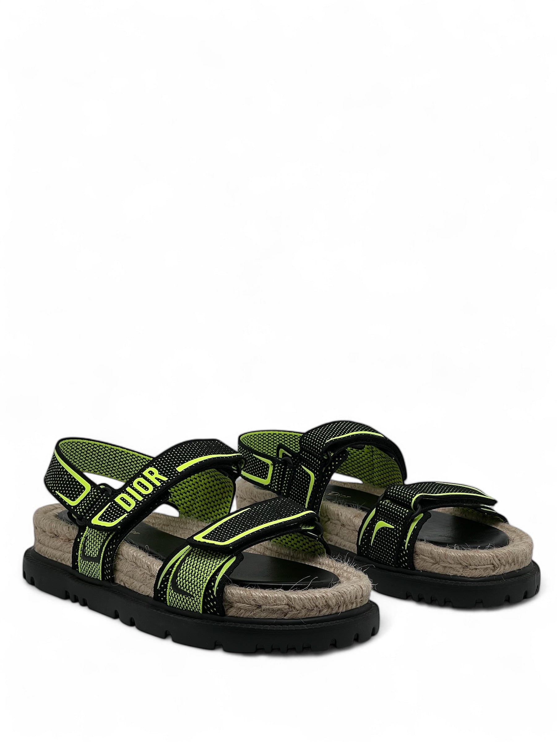 Christian Dior - Sandales Act Toile Verte T39