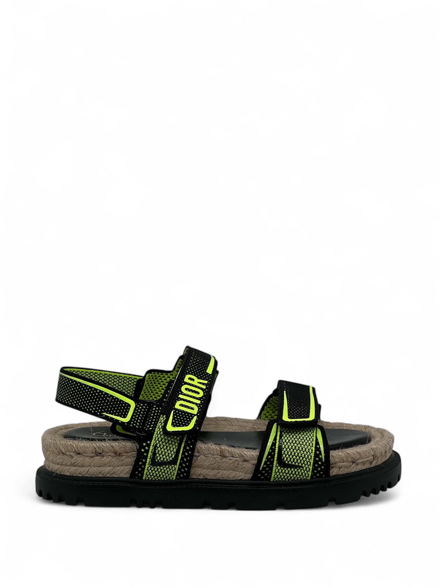 Christian Dior - Sandales Act Toile Verte T39