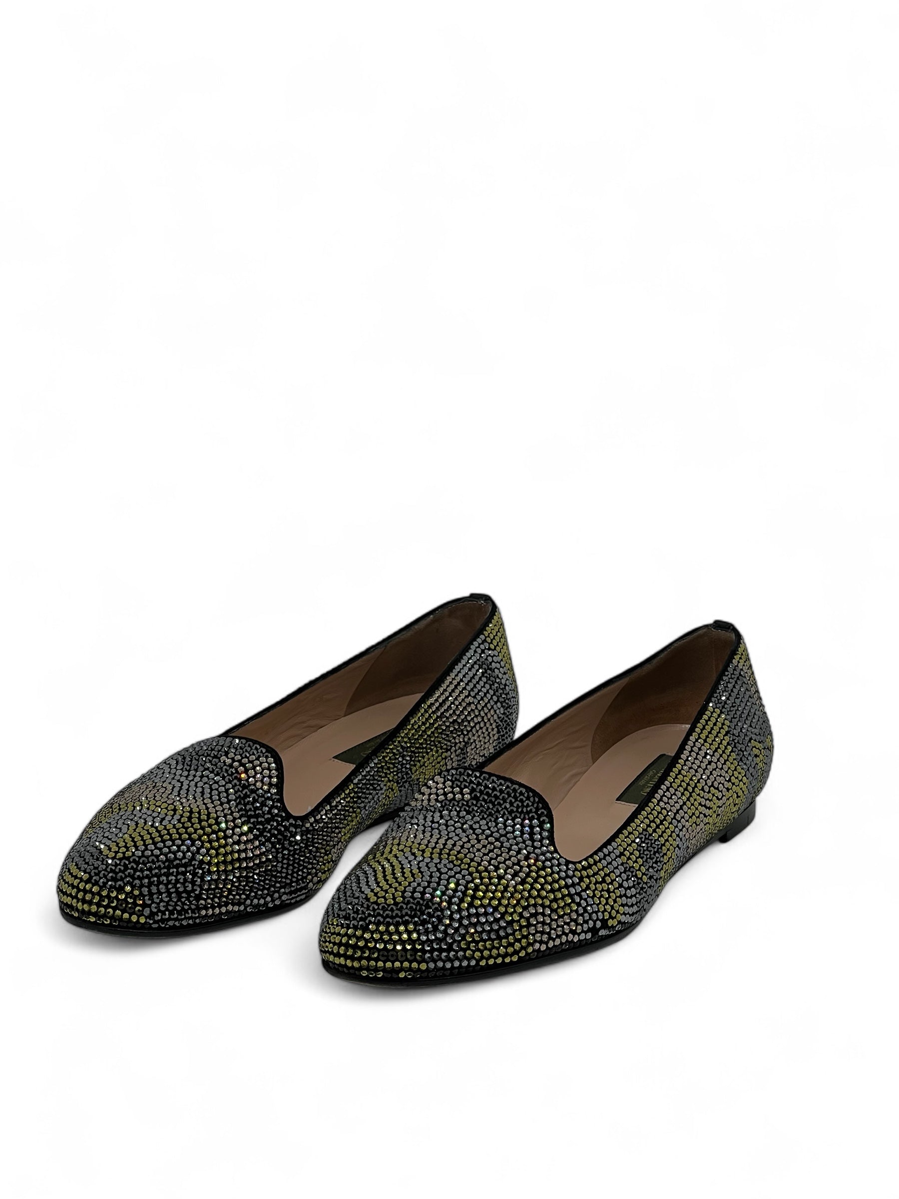 Valentino - Mocassins Multicolor Crystal T38