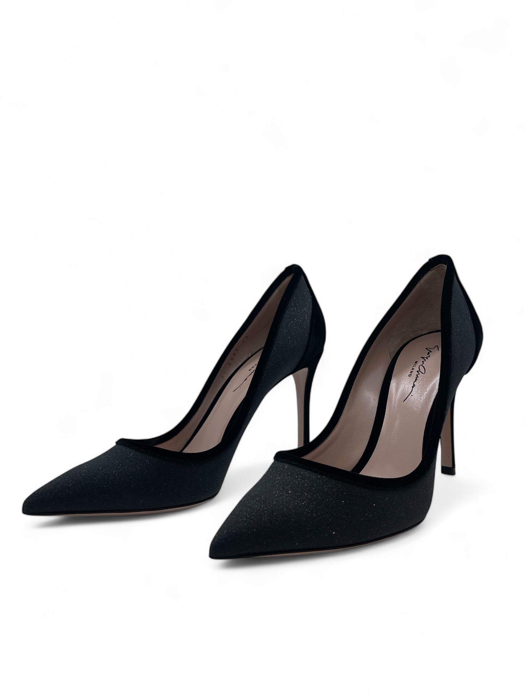 Giorgio Armani - Escarpins bi-matières T39