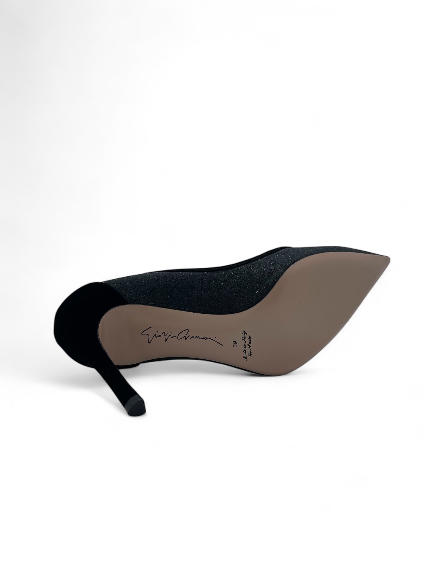 Giorgio Armani - Escarpins bi-matières T39