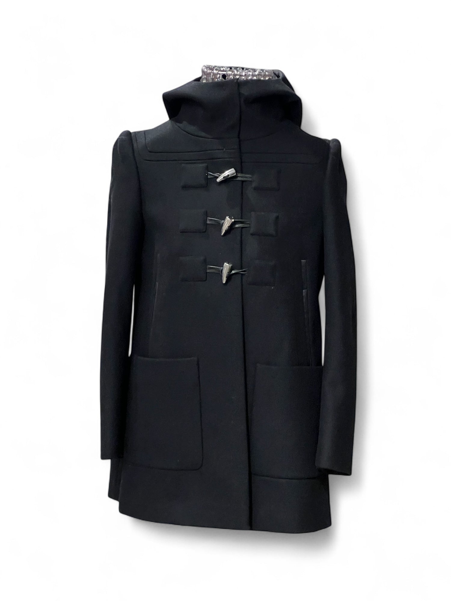 Miu Miu - Manteau en laine avec la capuche T.38