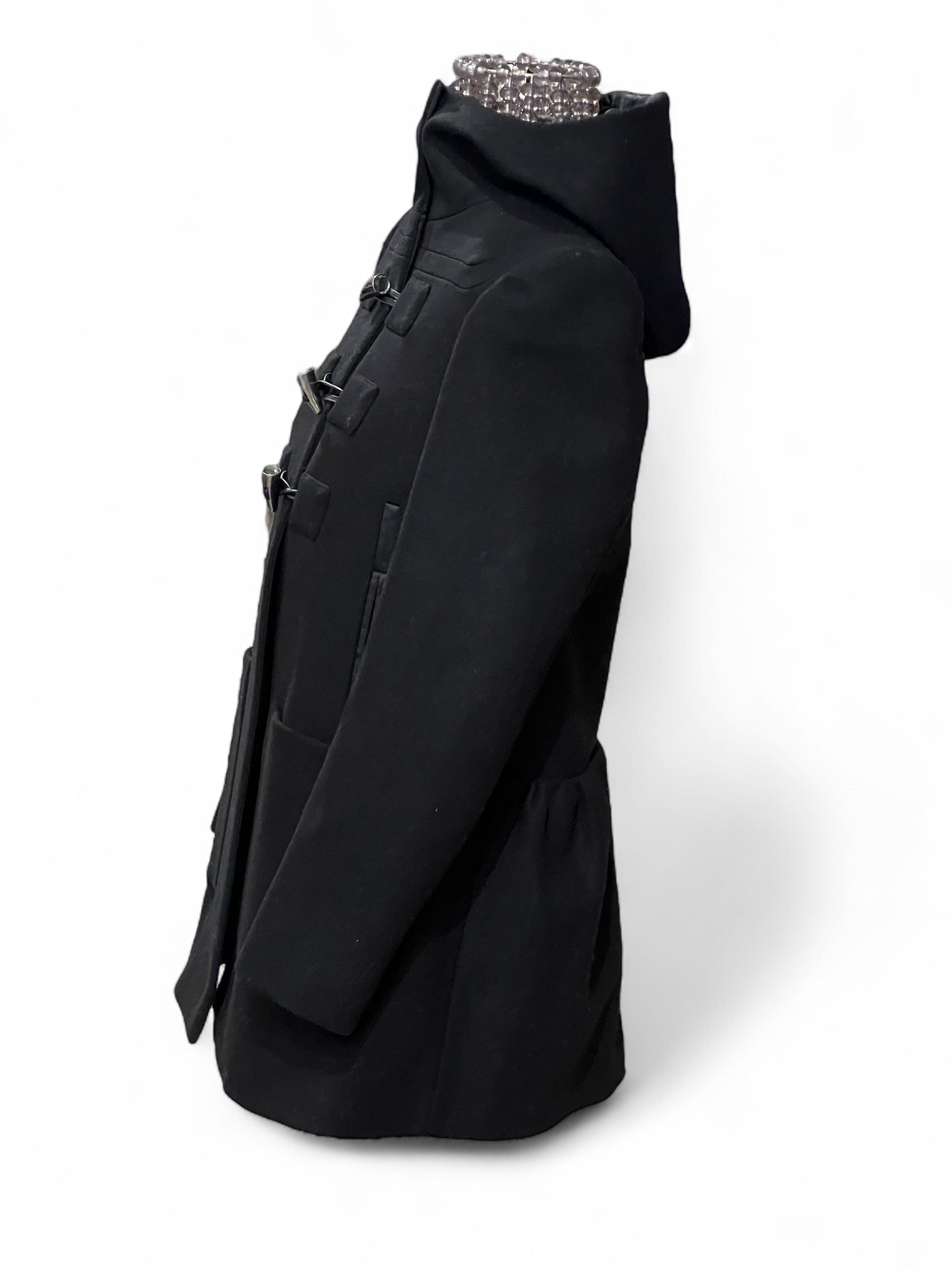 Miu Miu - Manteau en laine avec la capuche T.38