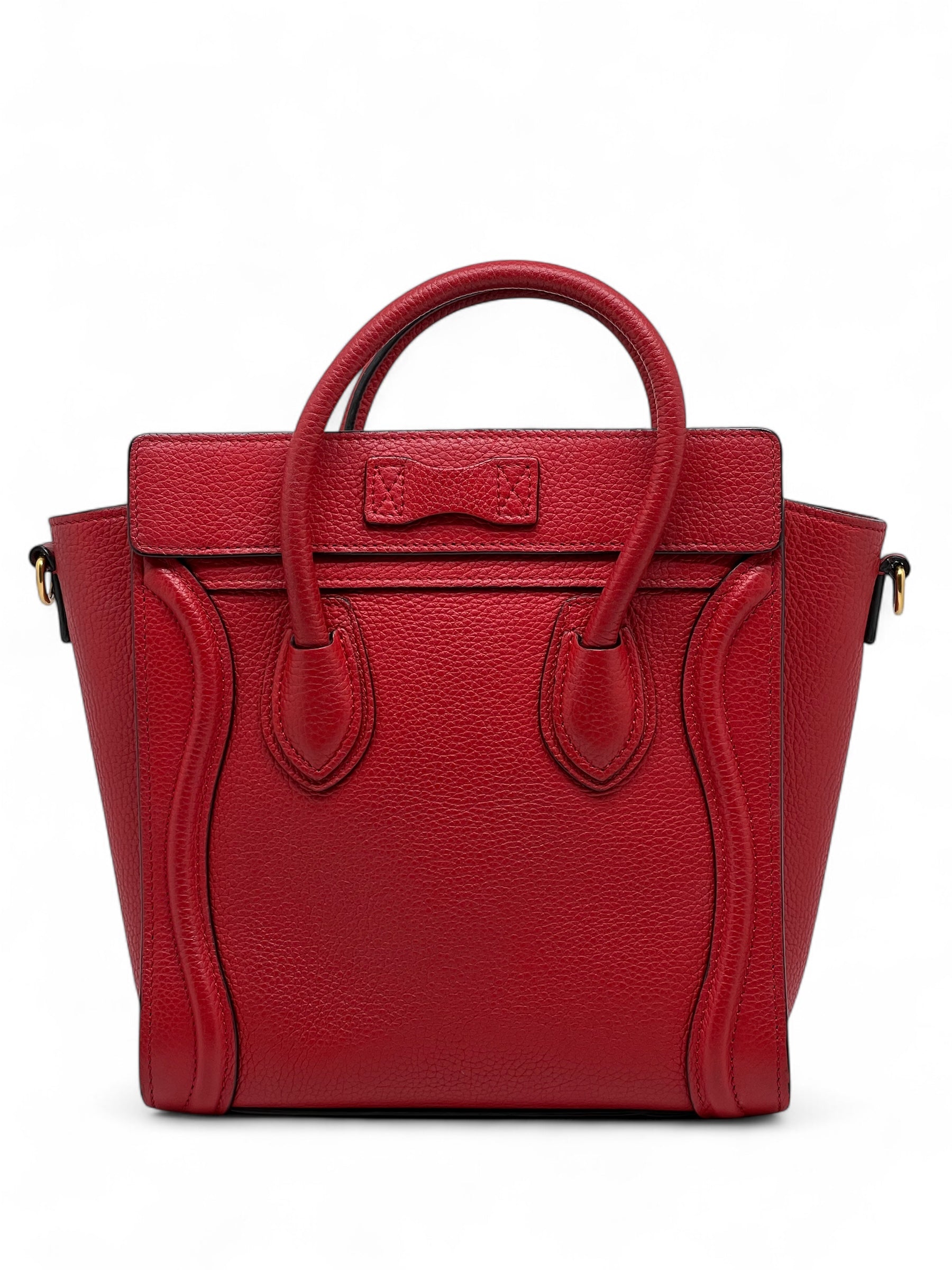 Céline - Nano-Reisetasche rot mit Schulterriemen