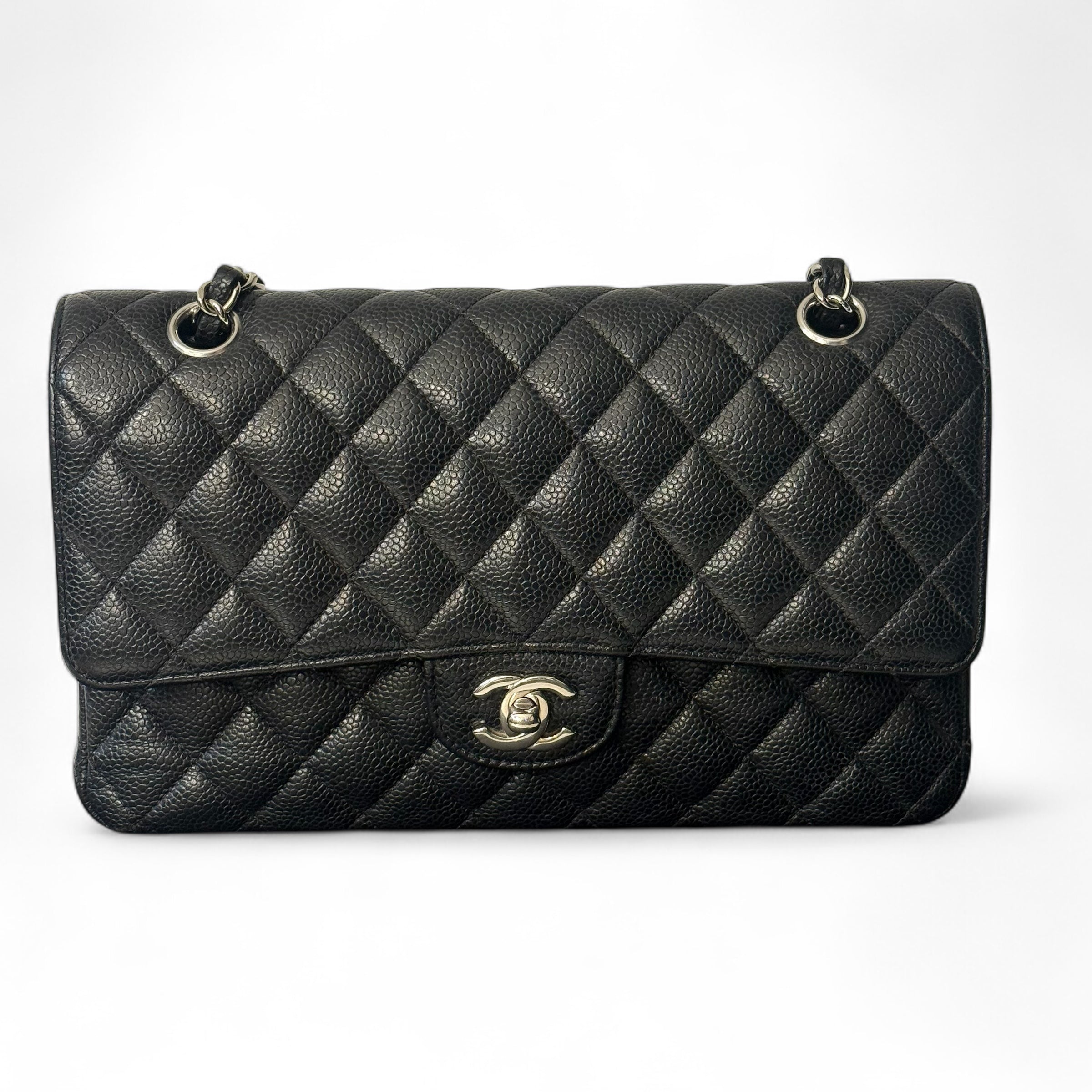 Chanel - Sac Timeless cuir caviar noir