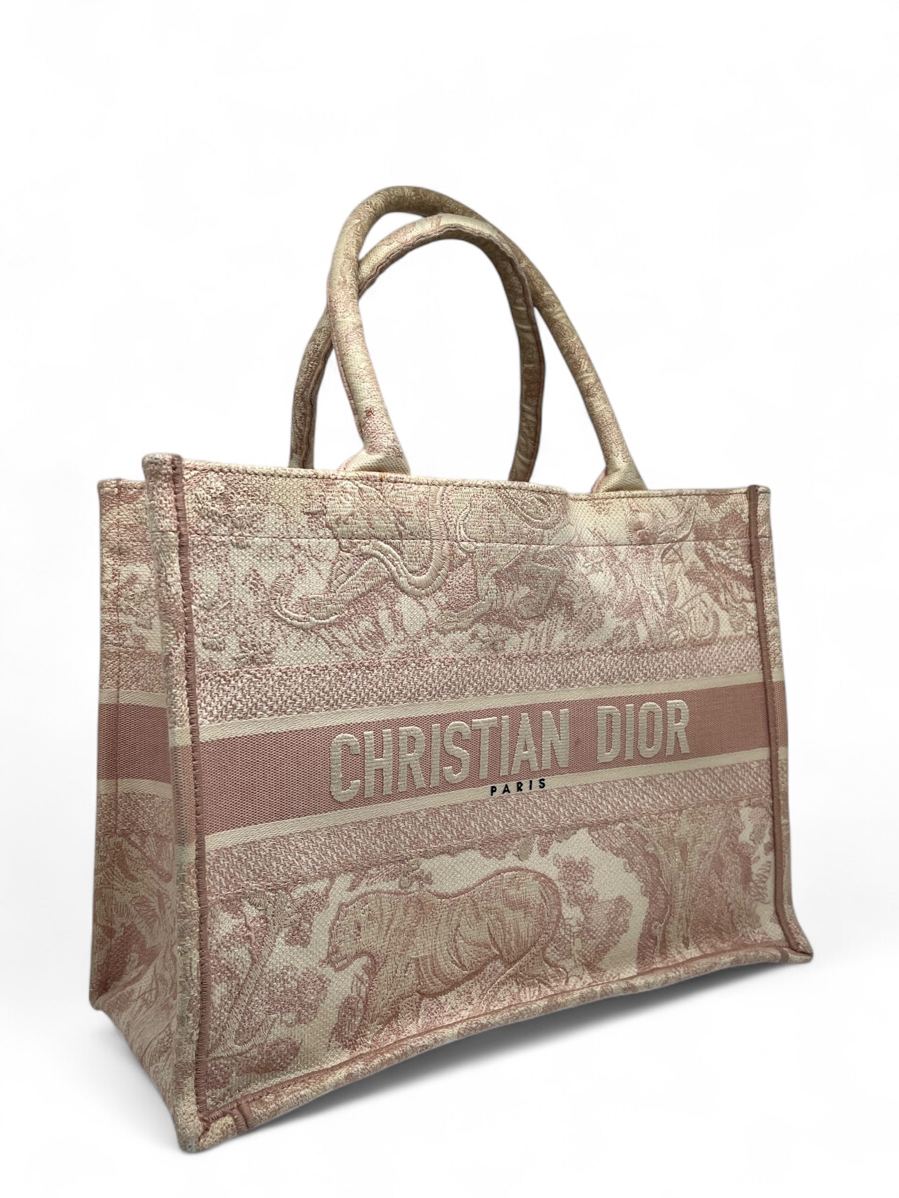 크리스챤 디올 - 캔버스 가방 북 토트
