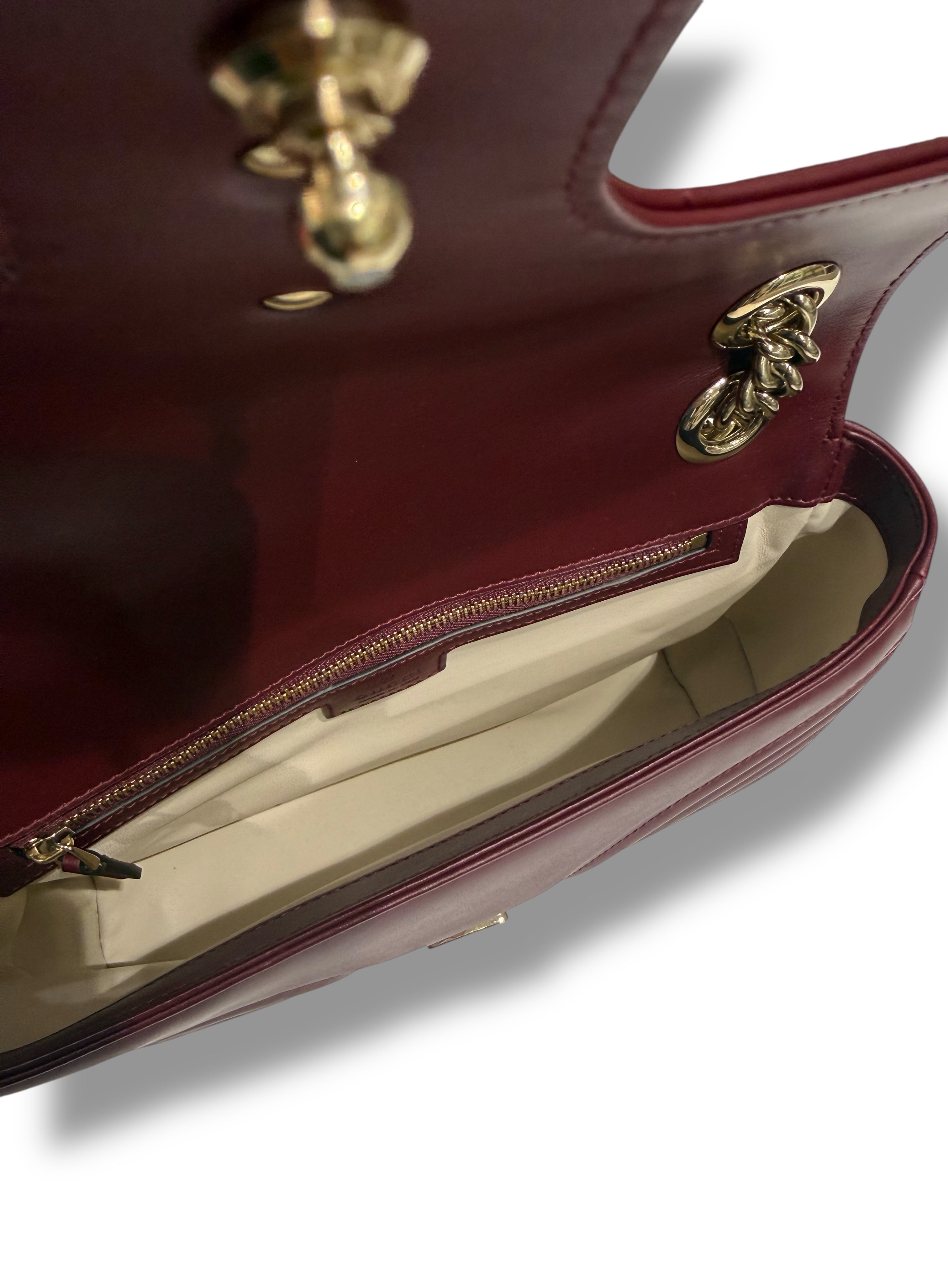 Gucci - Sac GG Marmont MM Bordeaux