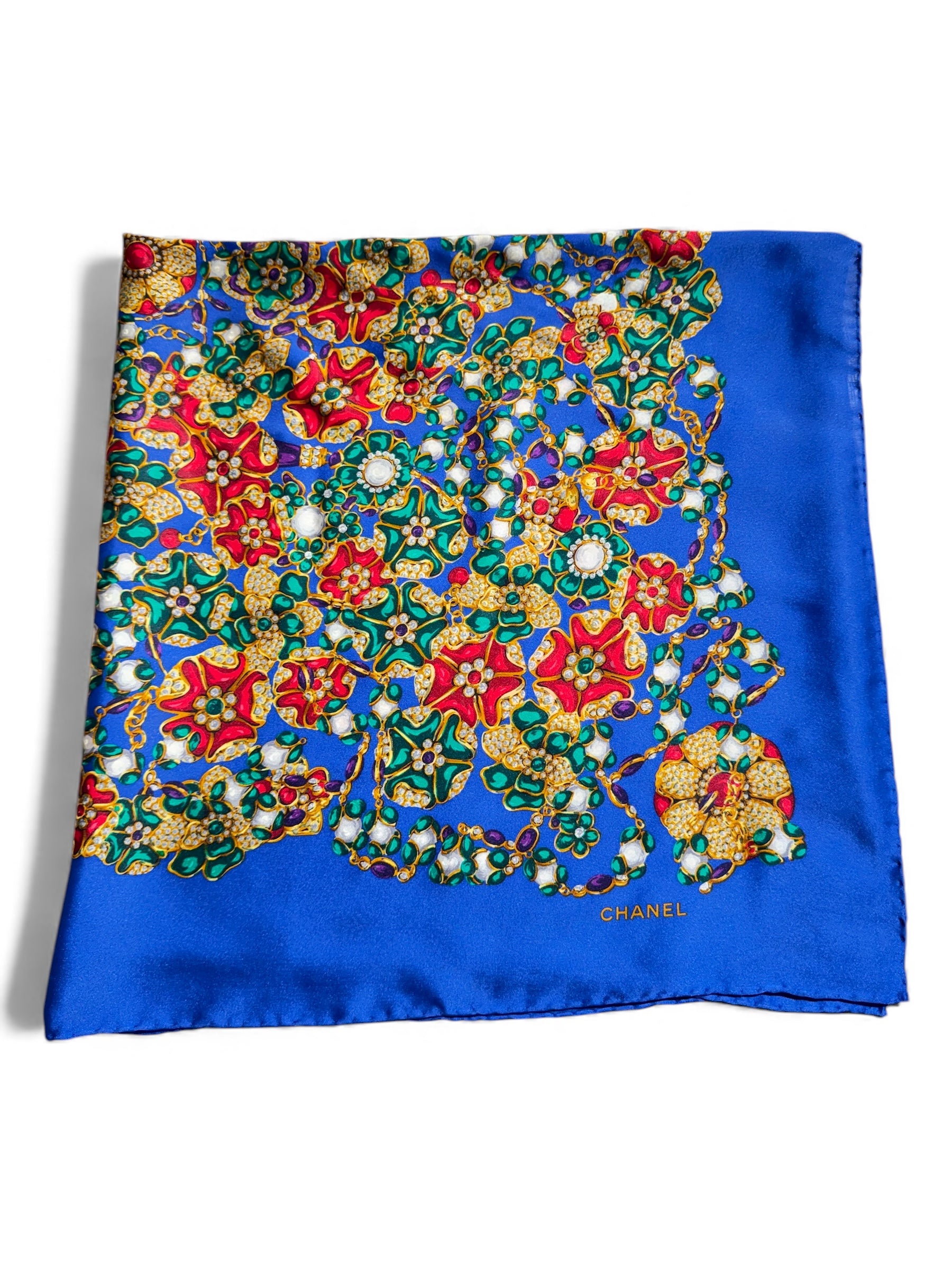 Chanel - Carré 90 bleu