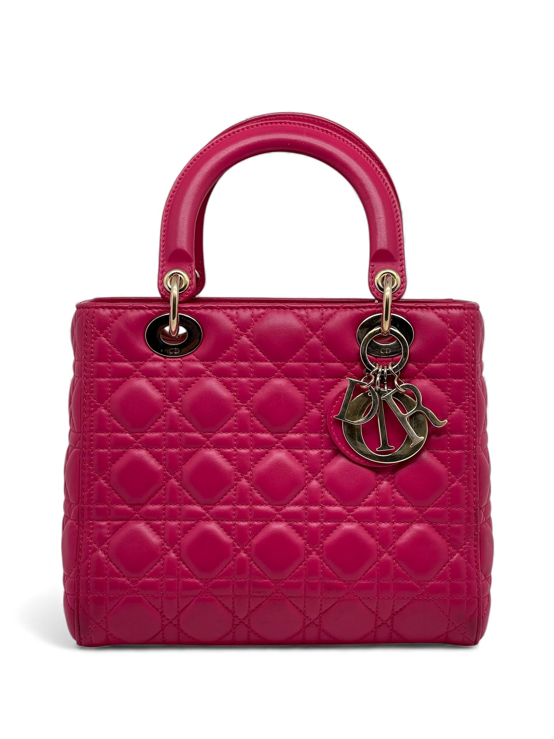 Dior - Borsa Lady Dior media fucsia