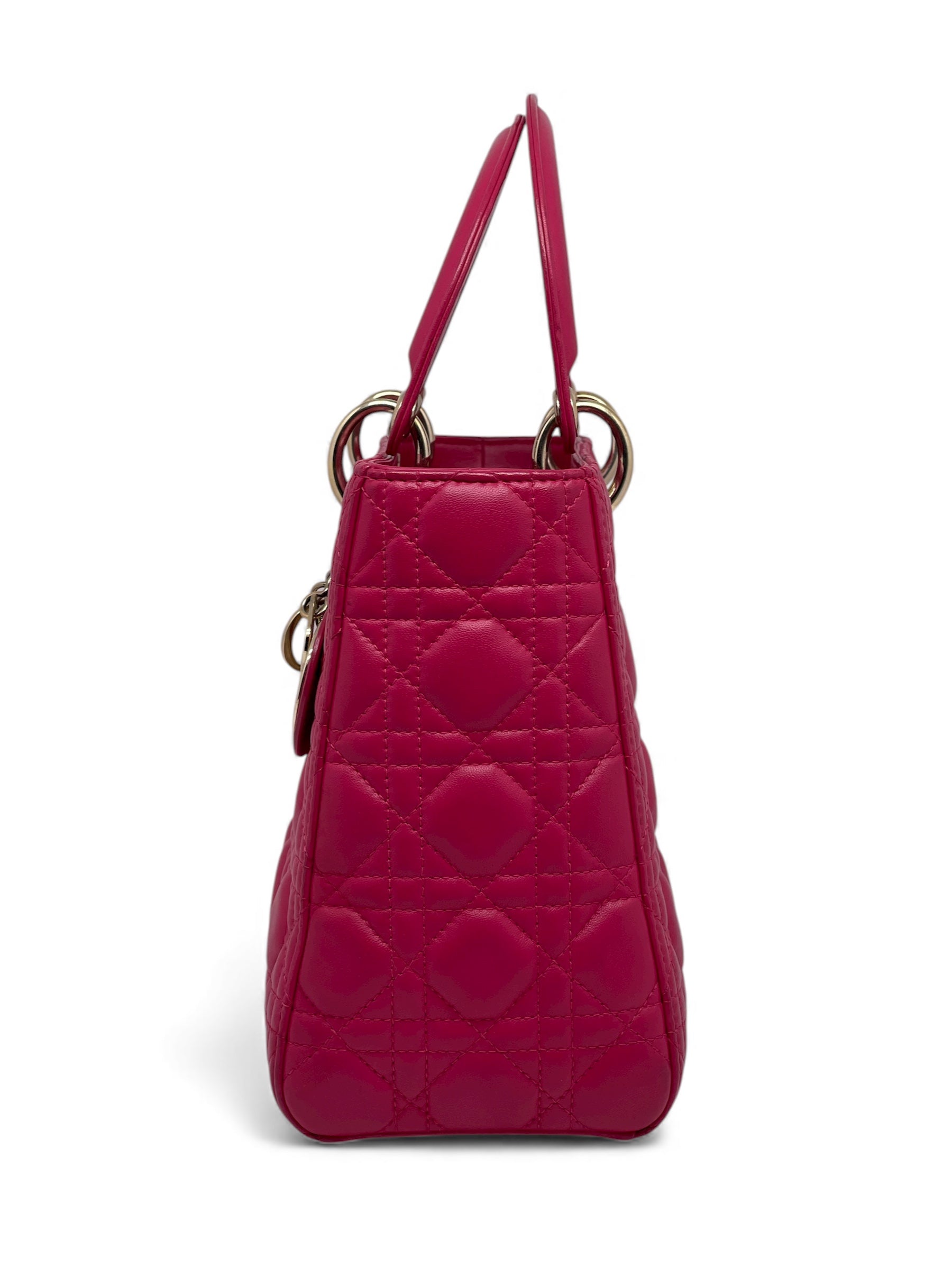 Dior - Borsa Lady Dior media fucsia