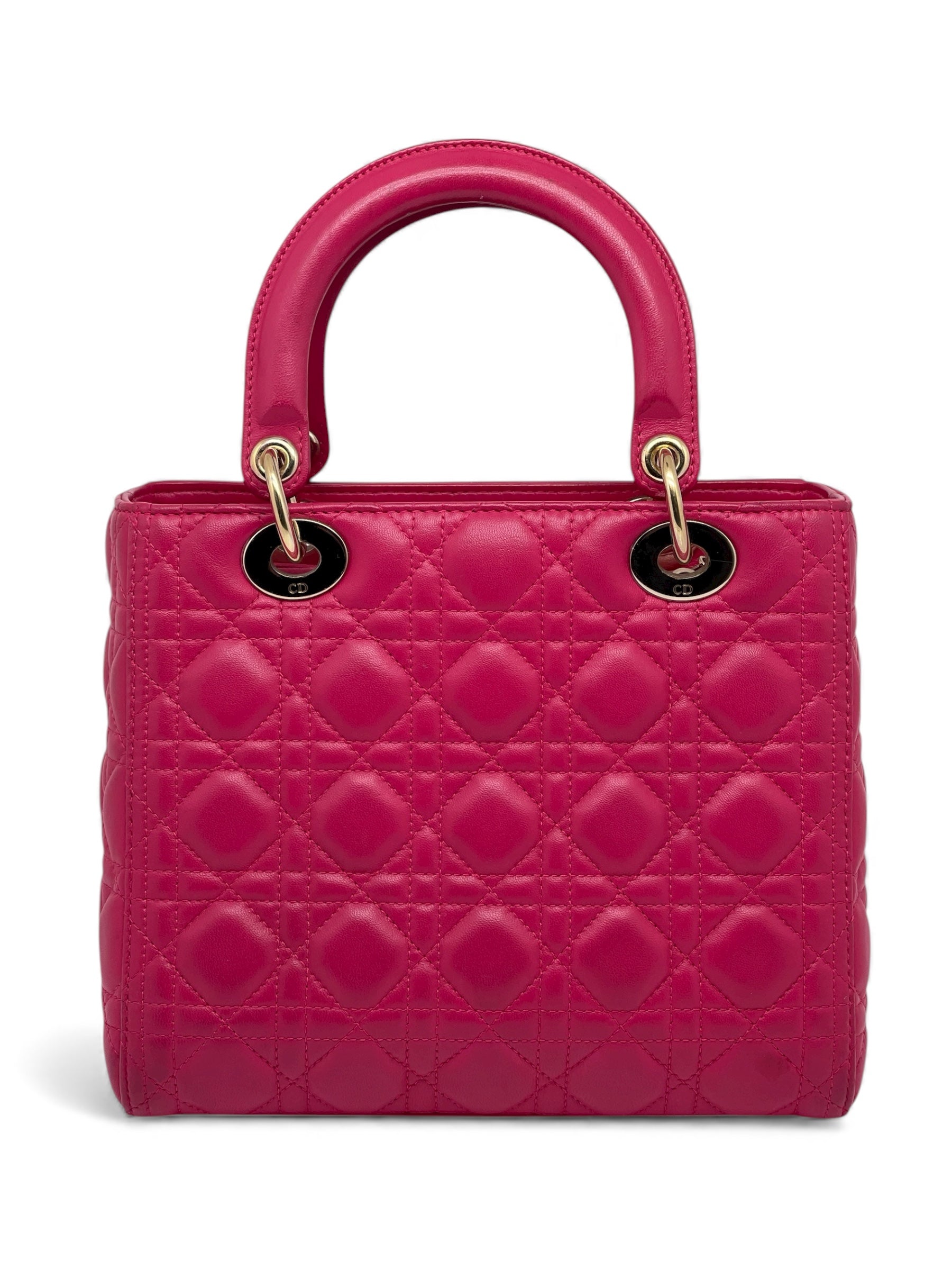Dior - Borsa Lady Dior media fucsia