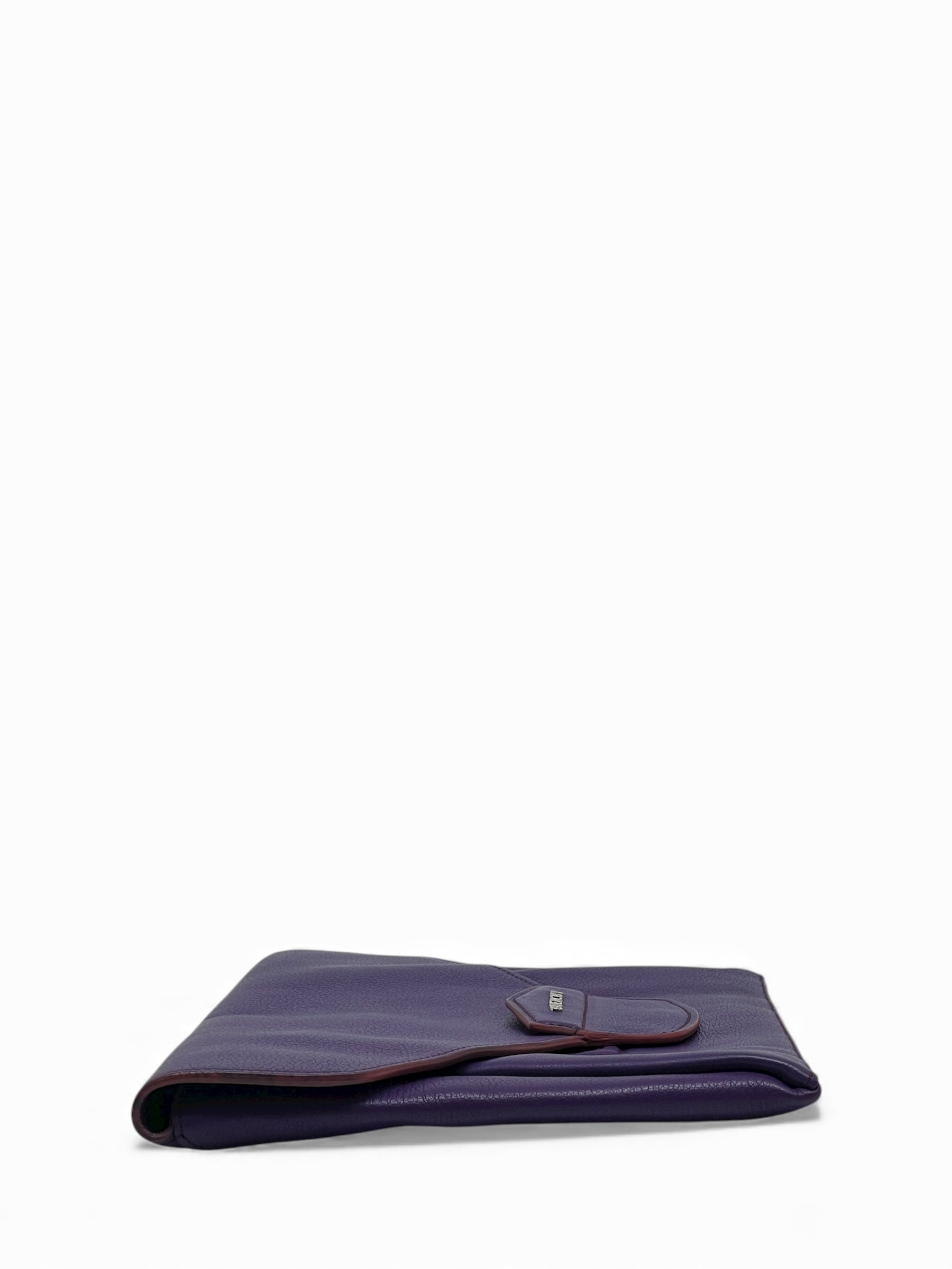 Givenchy - Purple envelope-style clutch