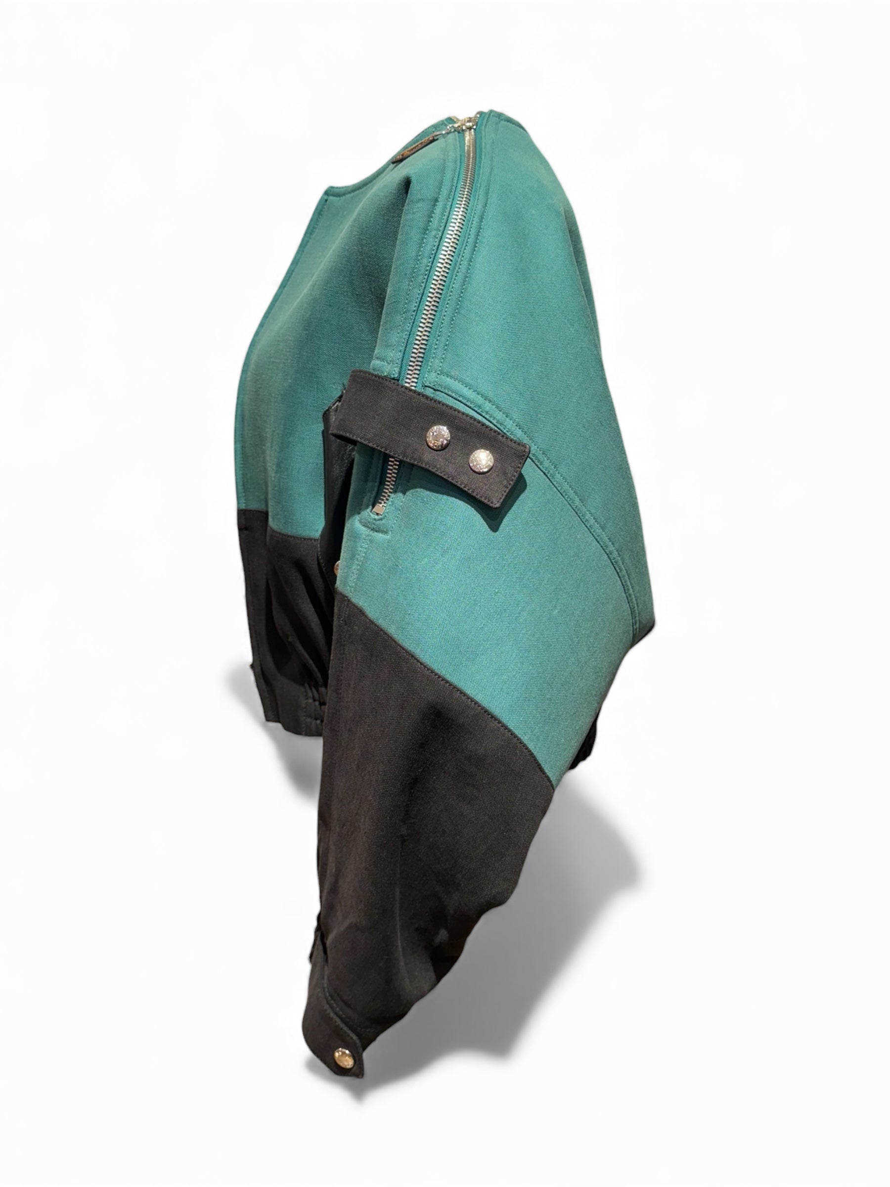 Louis Vuitton - Veste Bomber denim et cuir T34