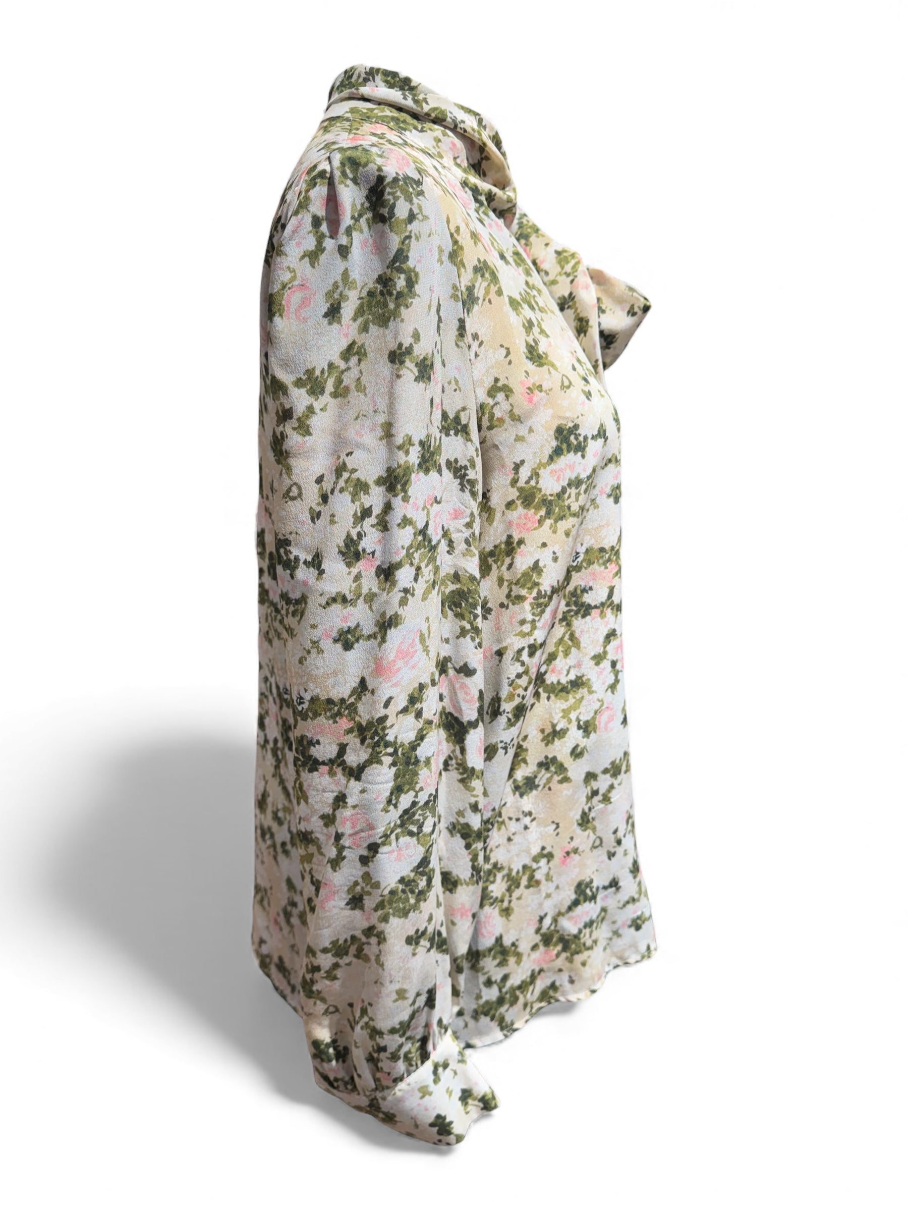Max Mara - Blusenhemd mit Blumenmuster T38