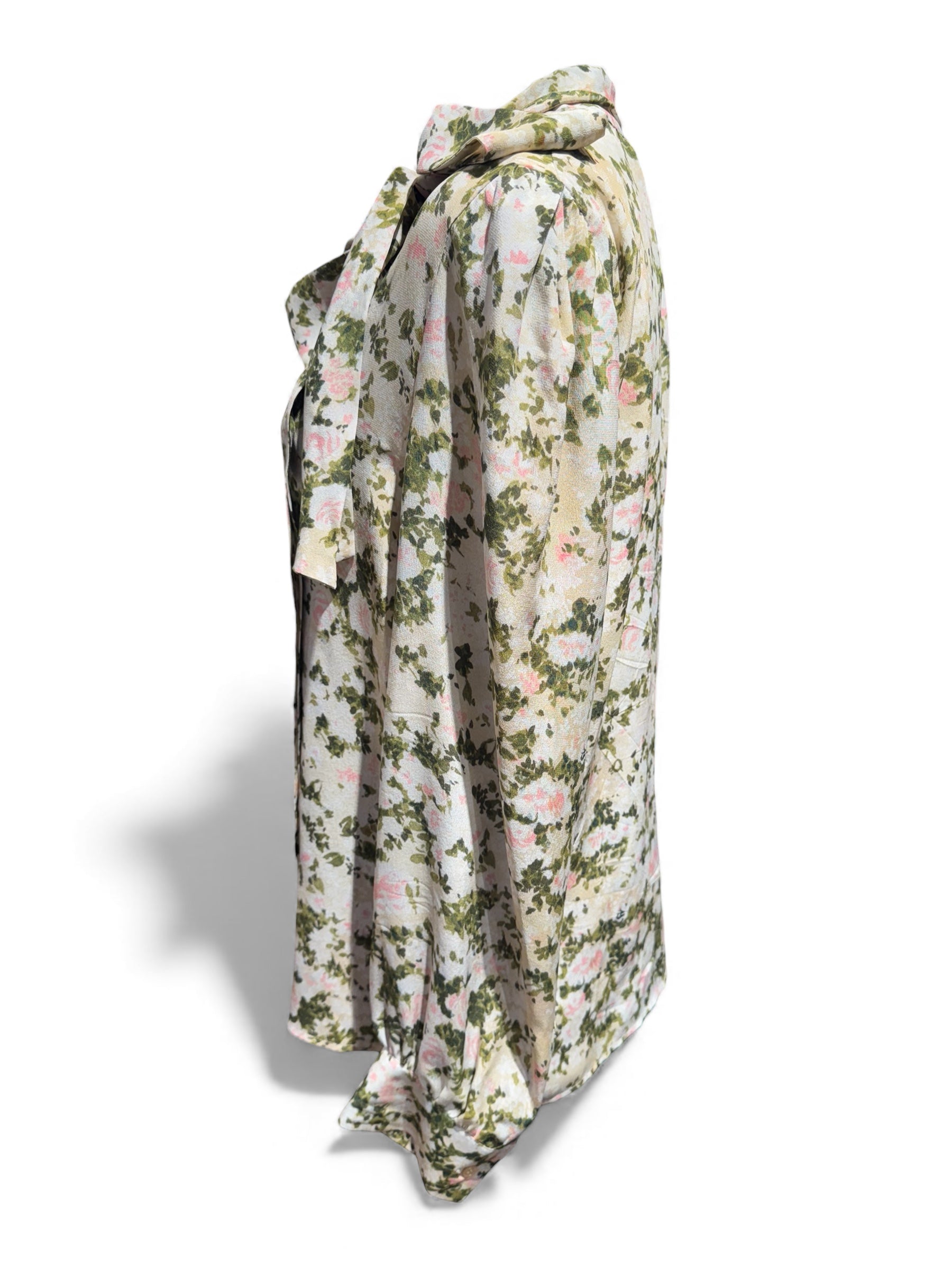 Max Mara - Blusenhemd mit Blumenmuster T38