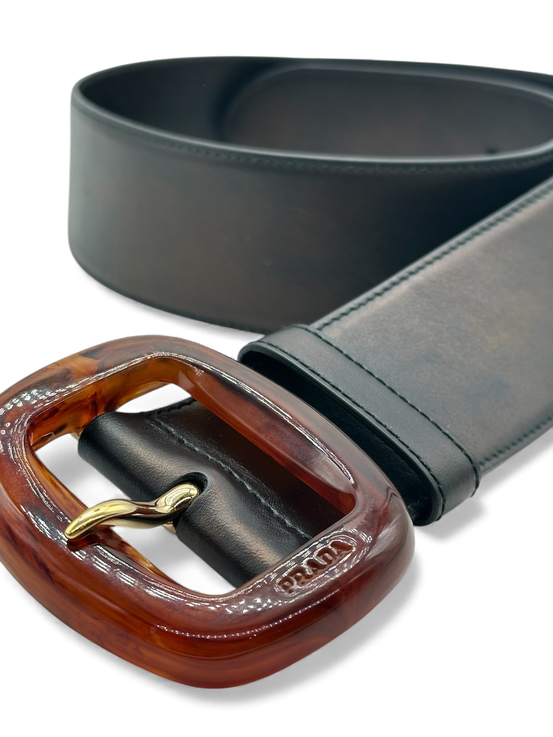 Prada - Cintura nera T80