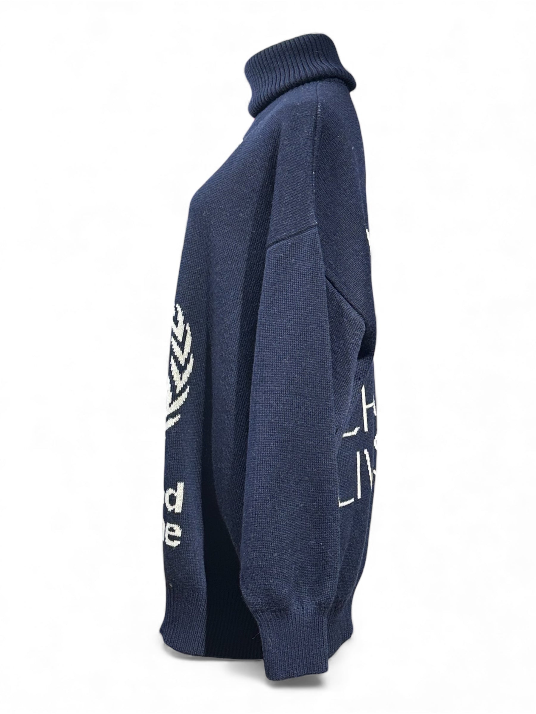 Balenciaga - Pull WFP bleu T34 oversized