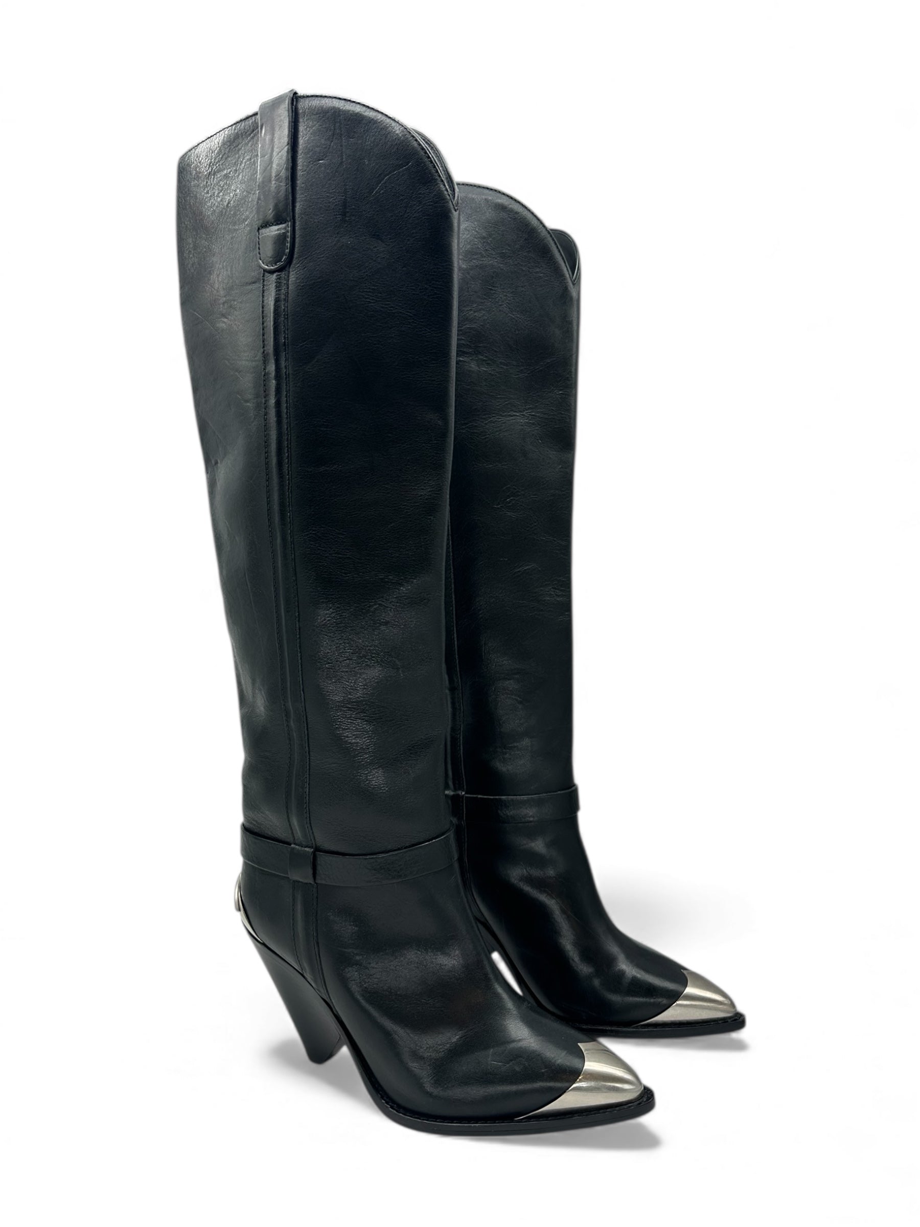 Isabel Marant - Schwarze Cowboystiefel T36