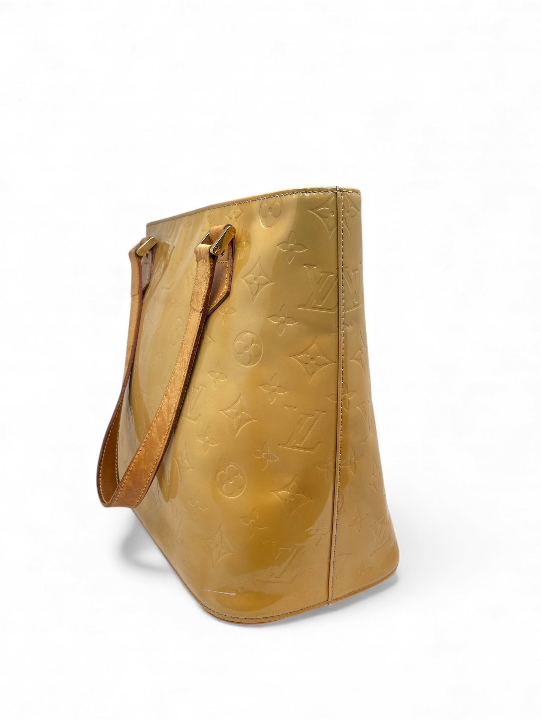 Louis Vuitton - Tasche mit eingeprägtem Monogramm in Gelb