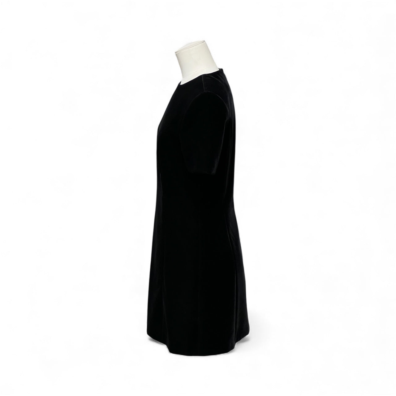 Saint Laurent - Abito in velluto nero T.36