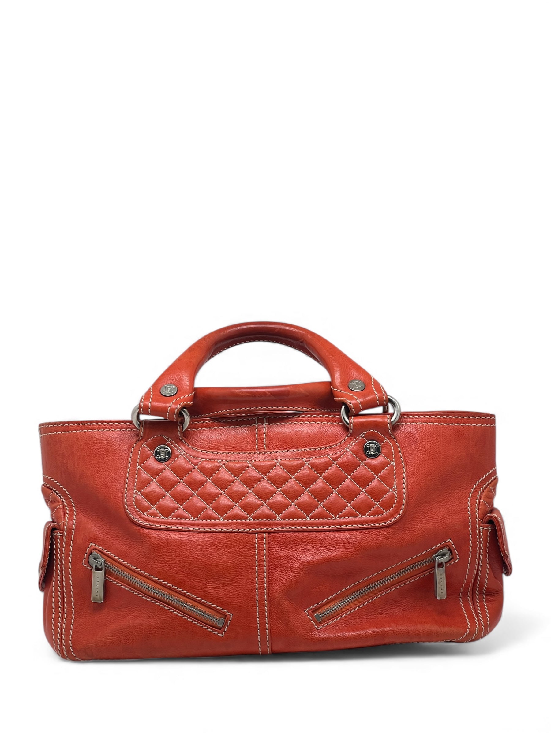 Céline - Sac à main Boogie orange