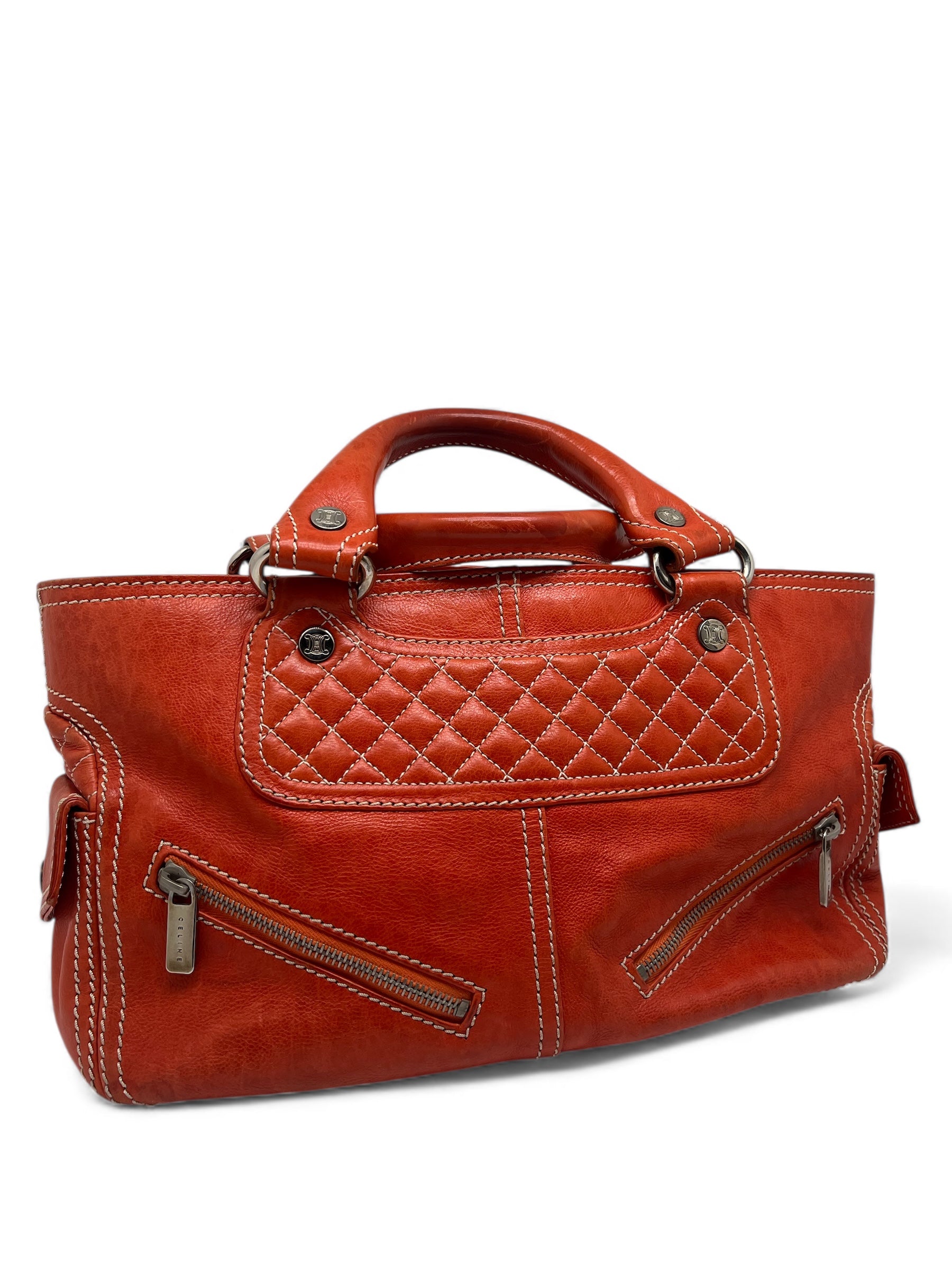 Céline - Sac à main Boogie orange