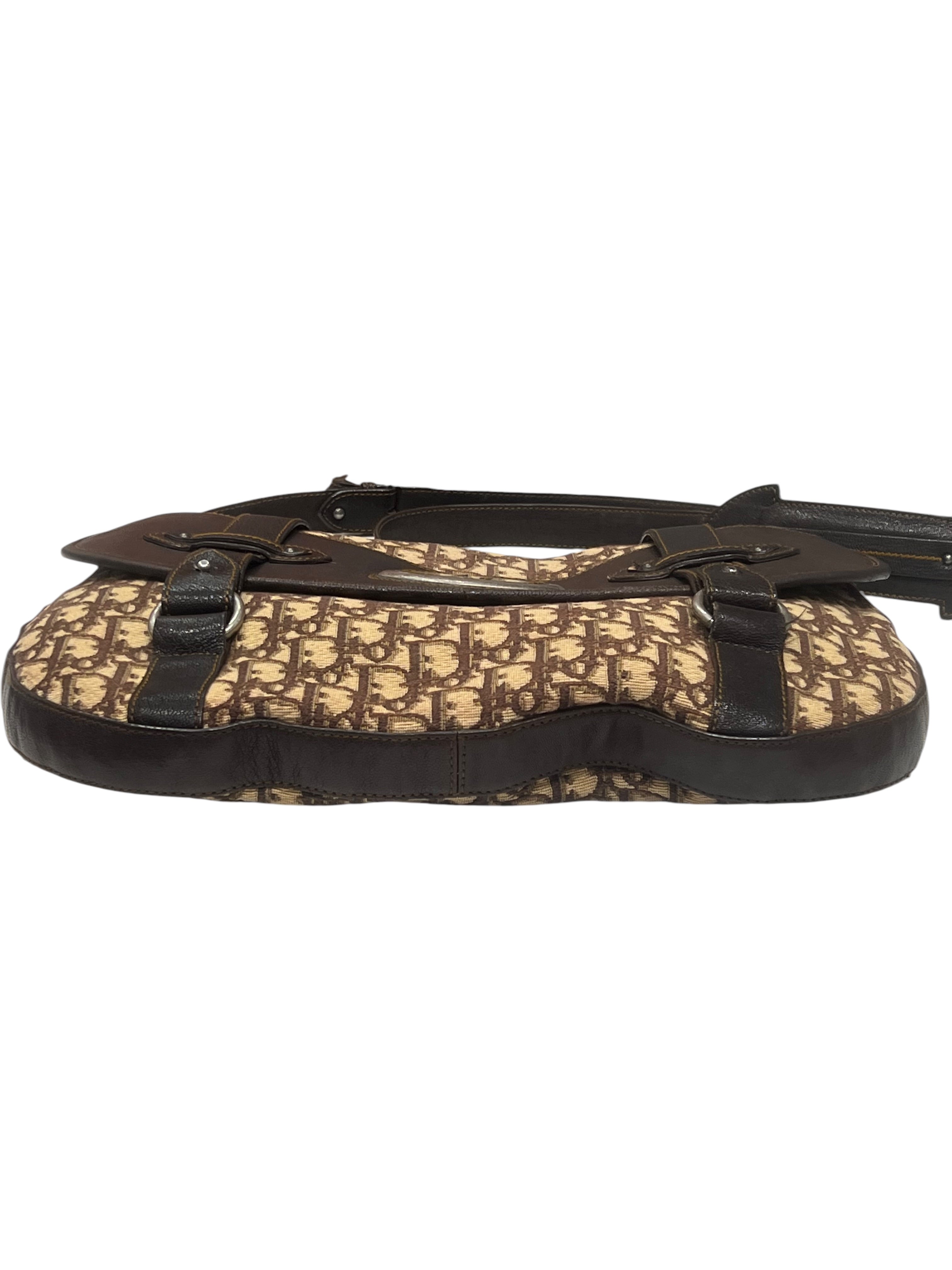 Christian Dior - besace trotter toile oblique