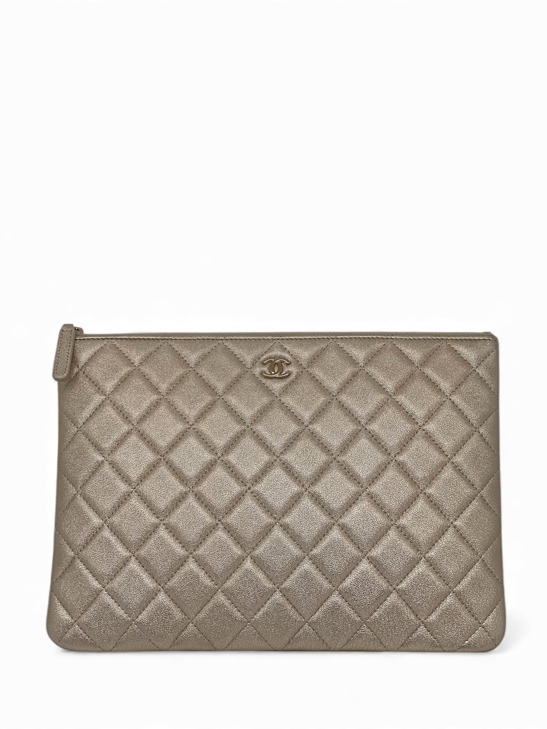 Chanel - Goldene Lederhandtasche