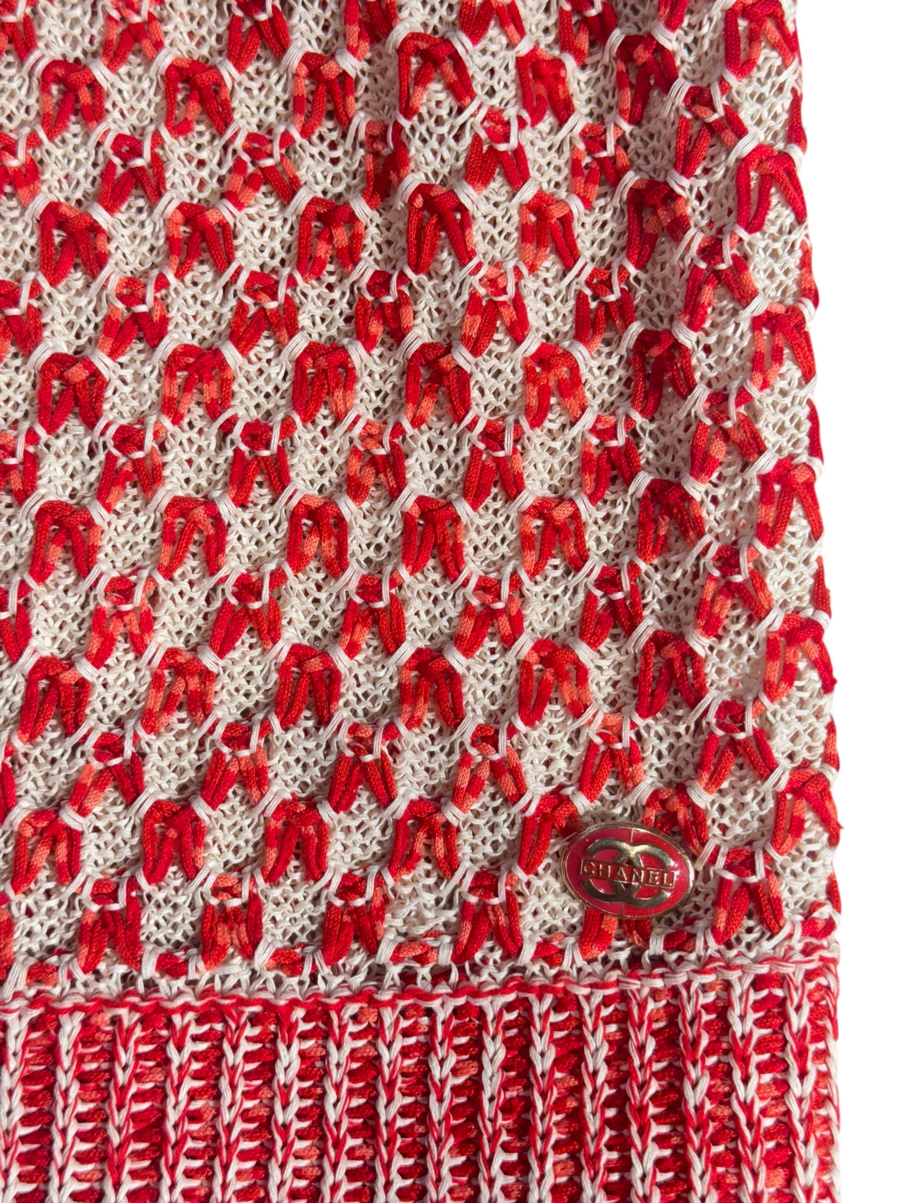 Chanel - Completo La Pausa rosso e bianco T38