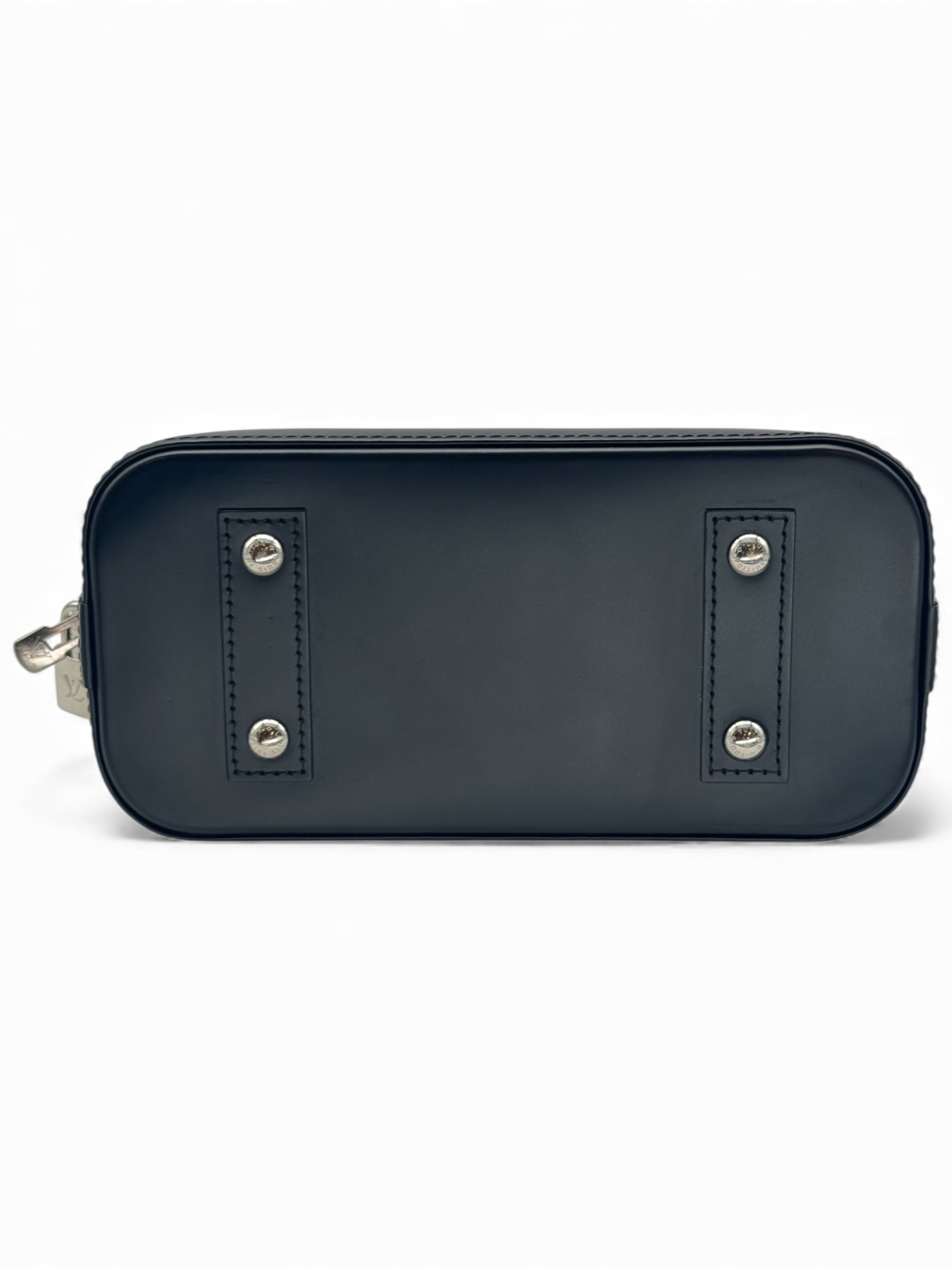 Louis Vuitton - Sac alma BB cuir épi noir avec 2 bandoulière