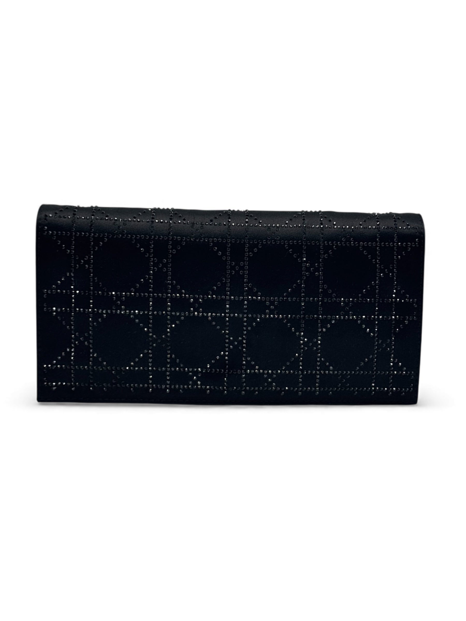 Dior - Sac à main pailletée en tissu noir