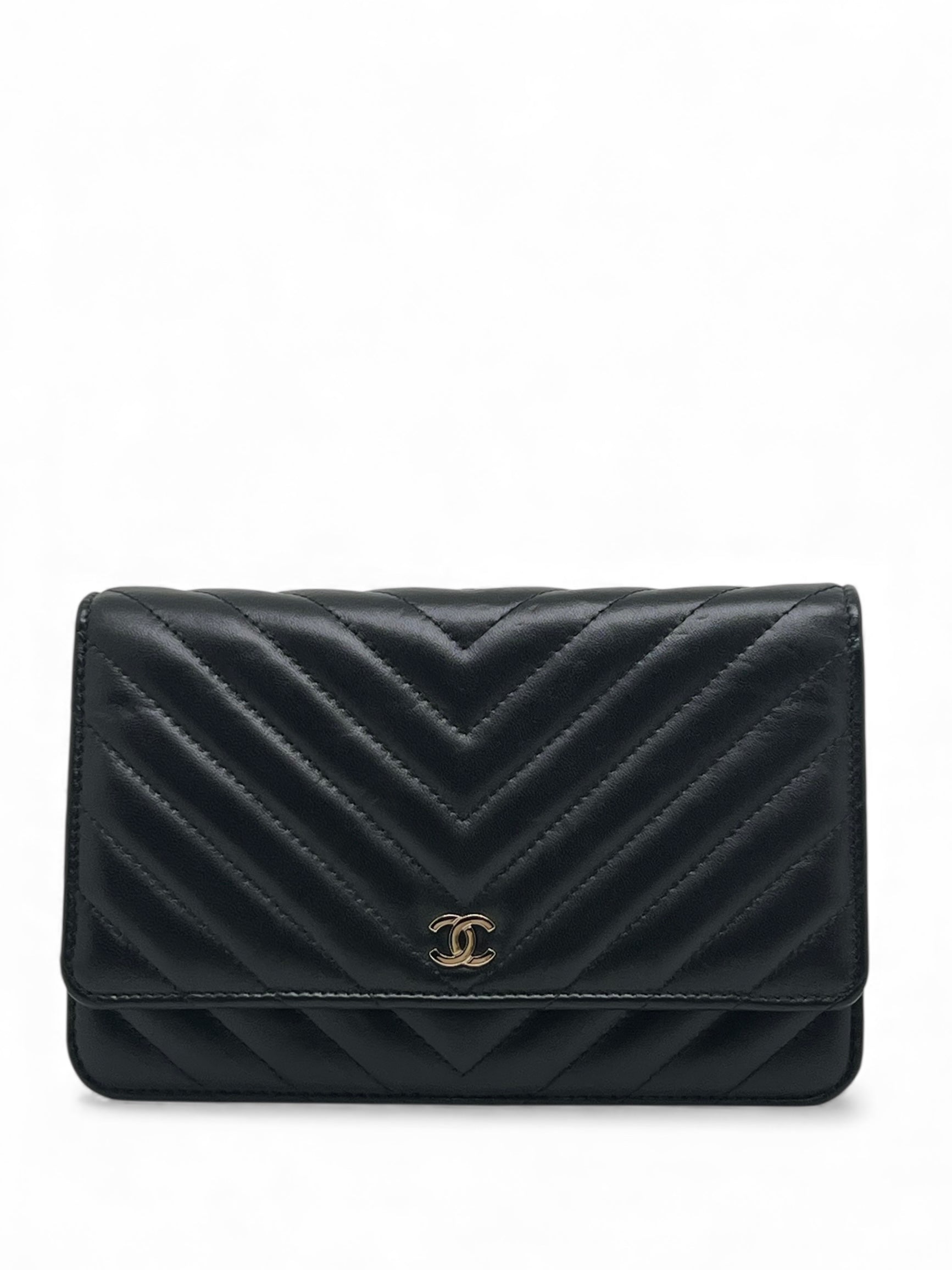 Chanel - Sac Wallet en chain chevron