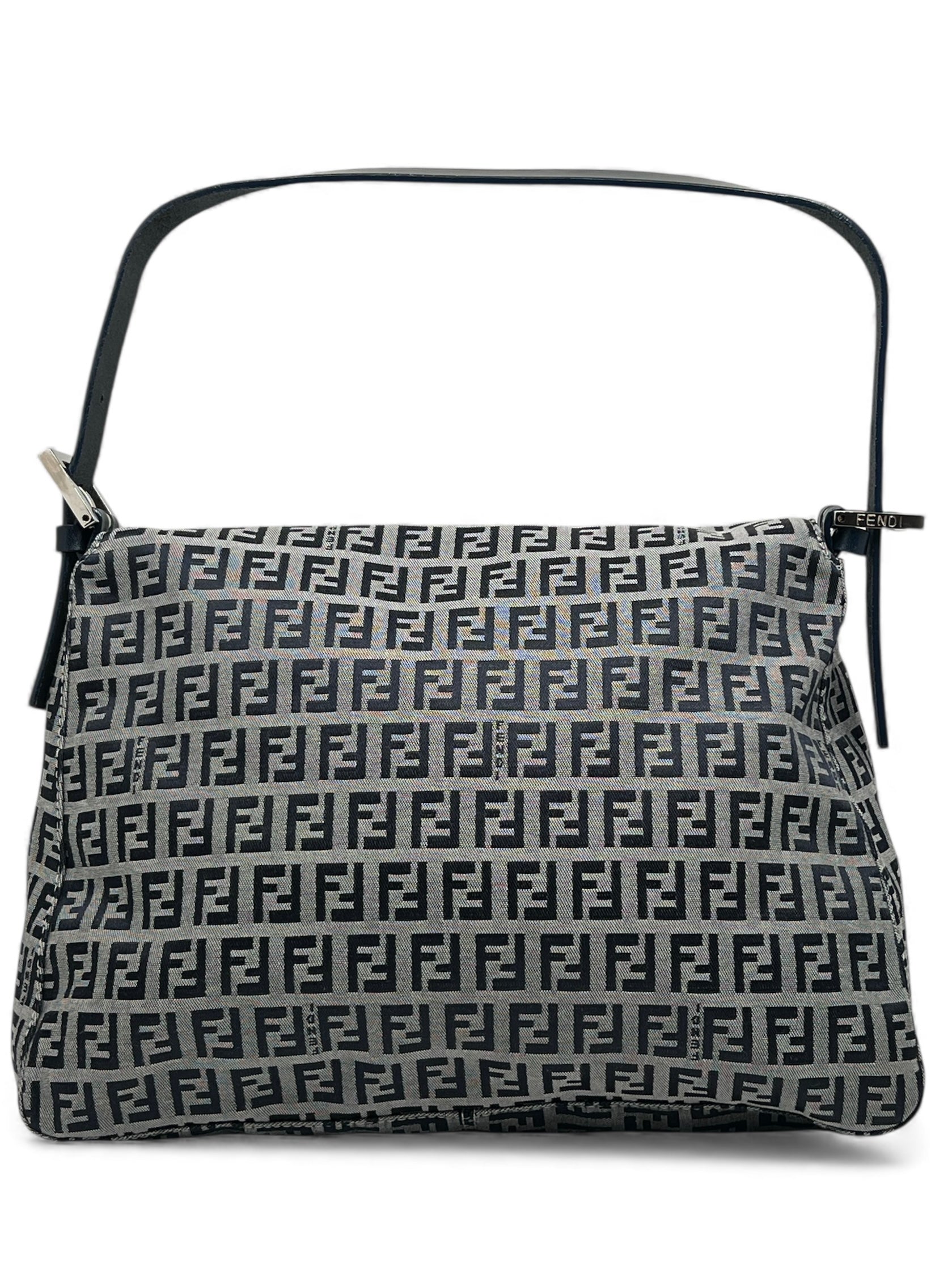 Fendi - Mamma Baguette Tasche blau