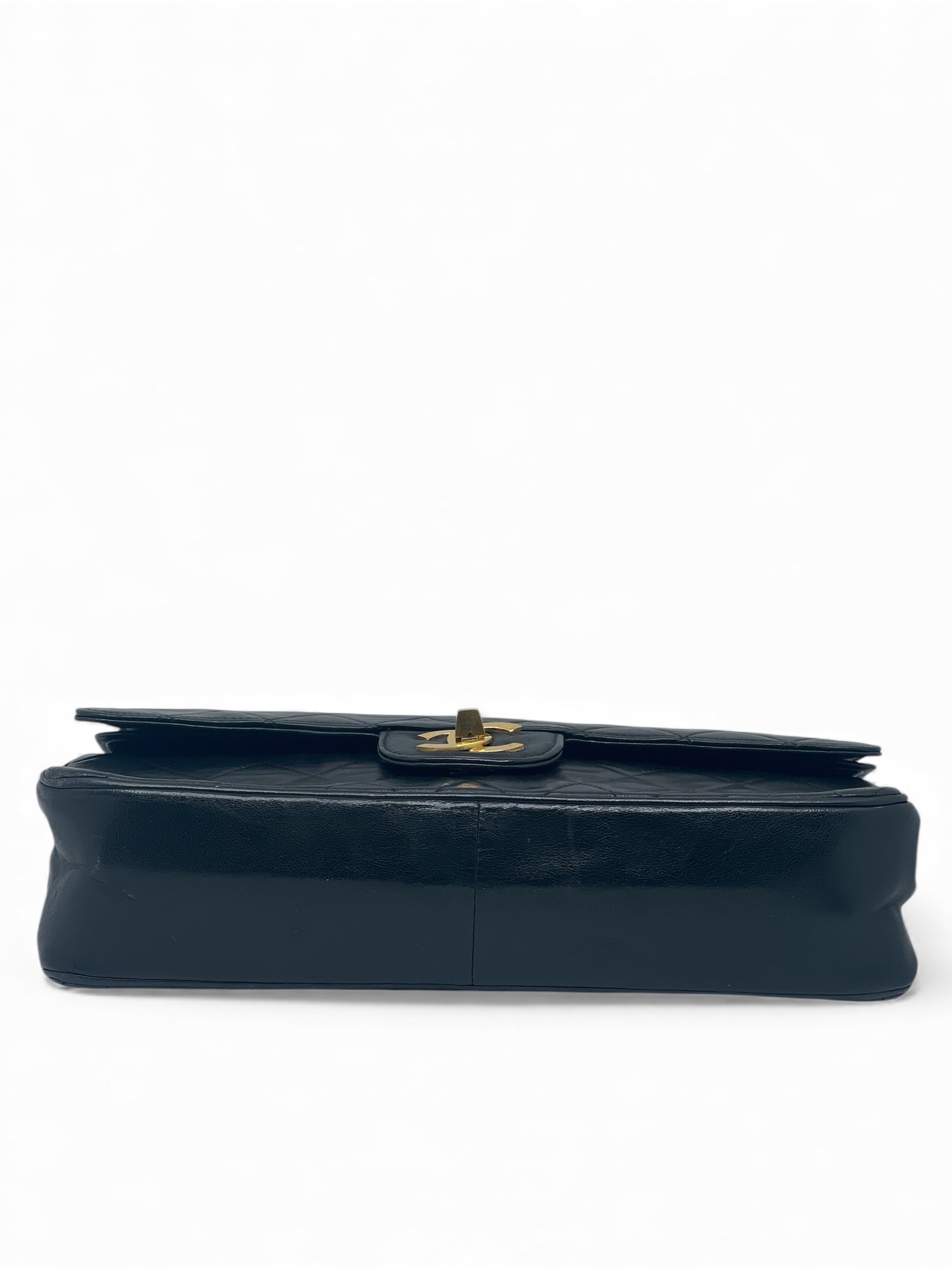 Chanel - Sac Timeless Double Flap Chaîne grain de riz