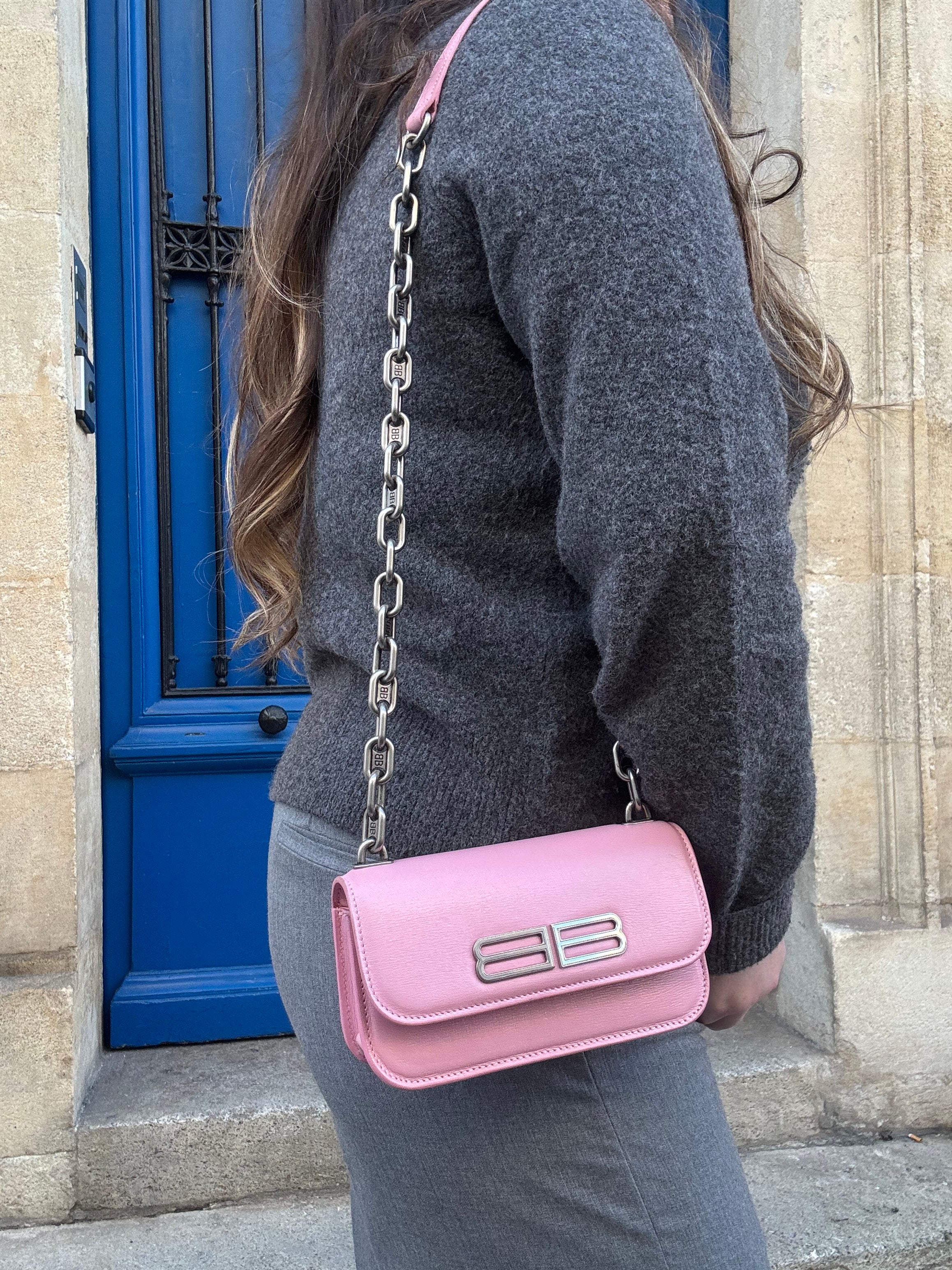 Balenciaga - Sac Gossip BB rose