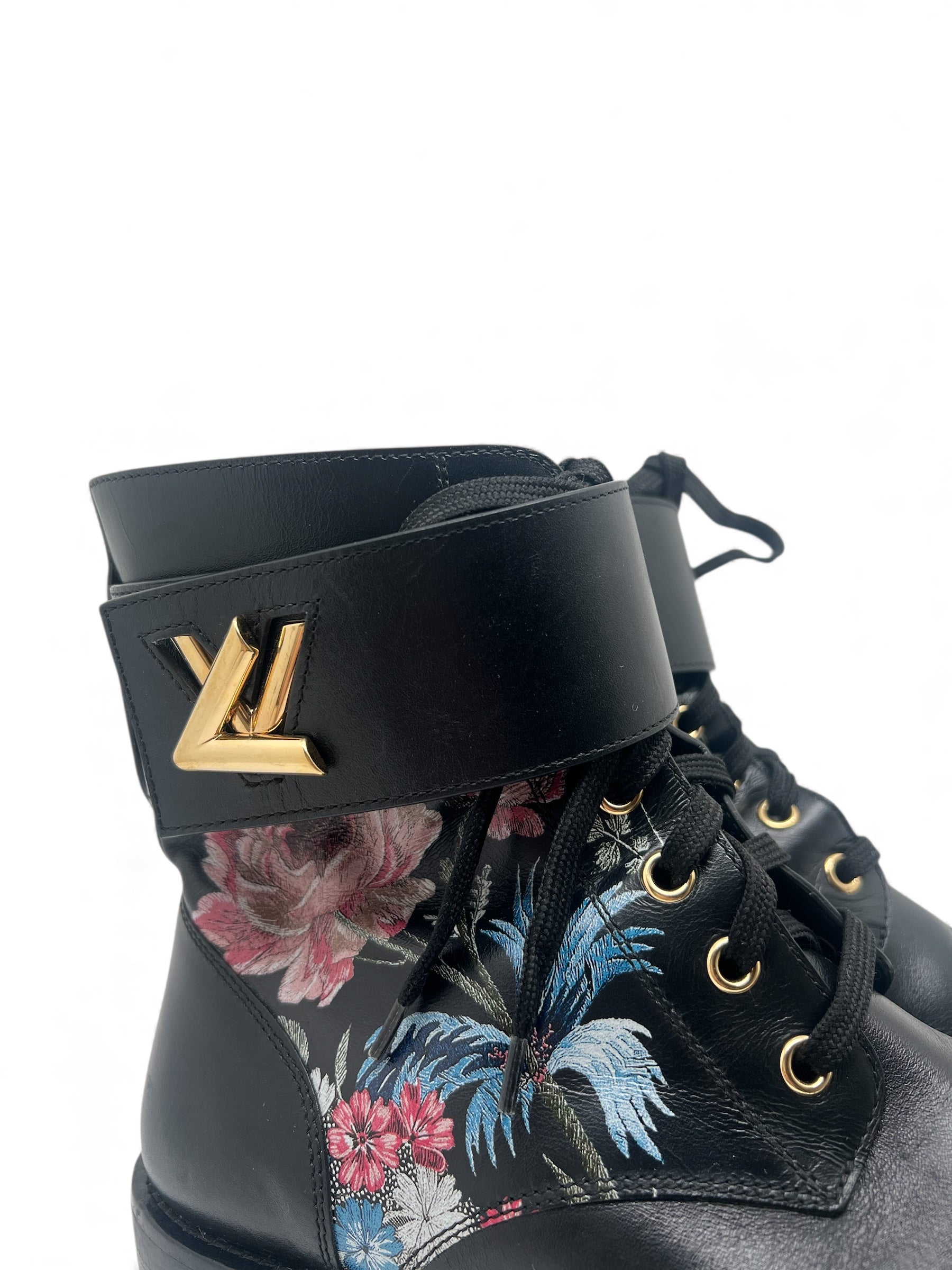 Louis Vuitton - Boots en cuir Flat Ranger T38