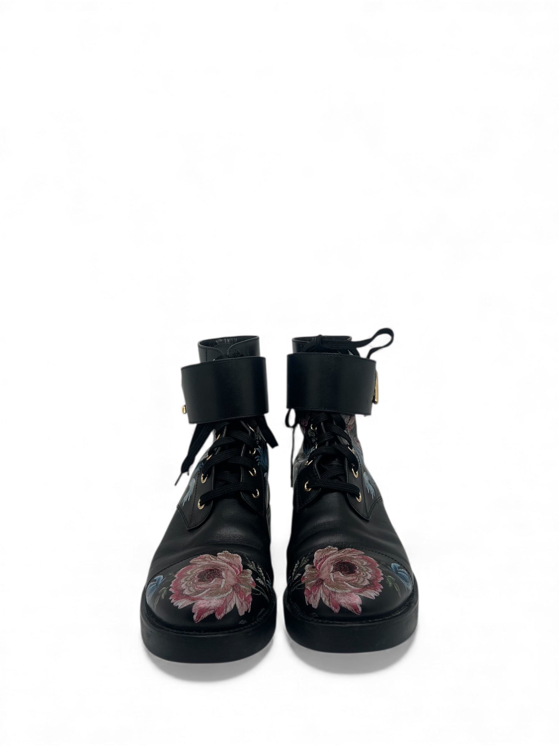 Louis Vuitton - Boots en cuir Flat Ranger T38