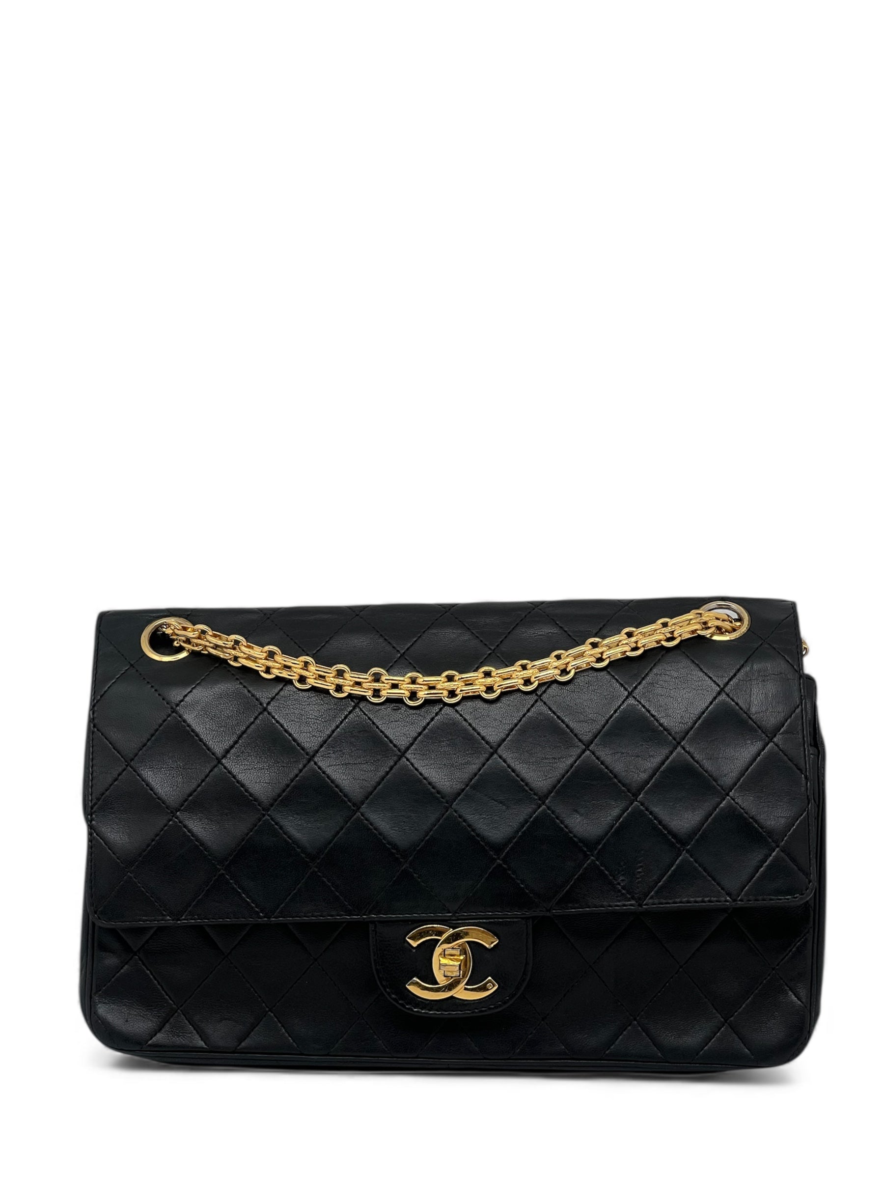 Chanel - Sac Timeless double flap Chaîne grain de riz