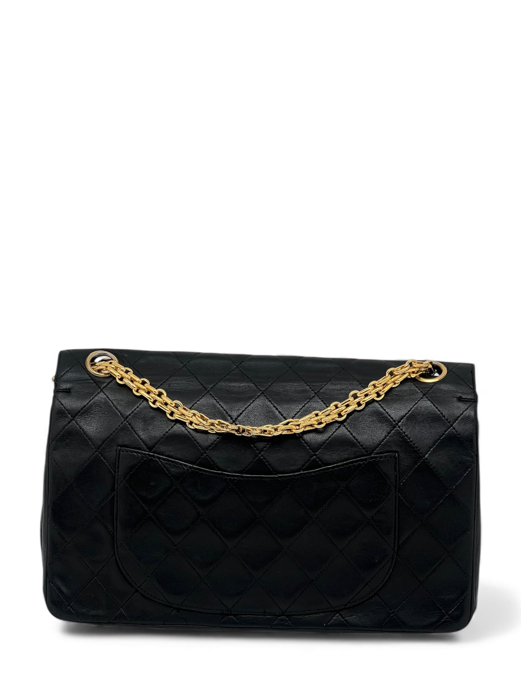 Chanel - Sac Timeless double flap Chaîne grain de riz