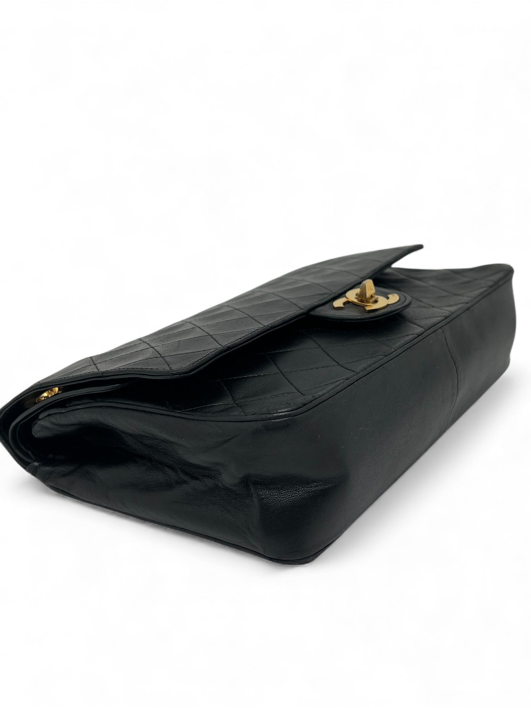 Chanel - Sac Timeless double flap Chaîne grain de riz