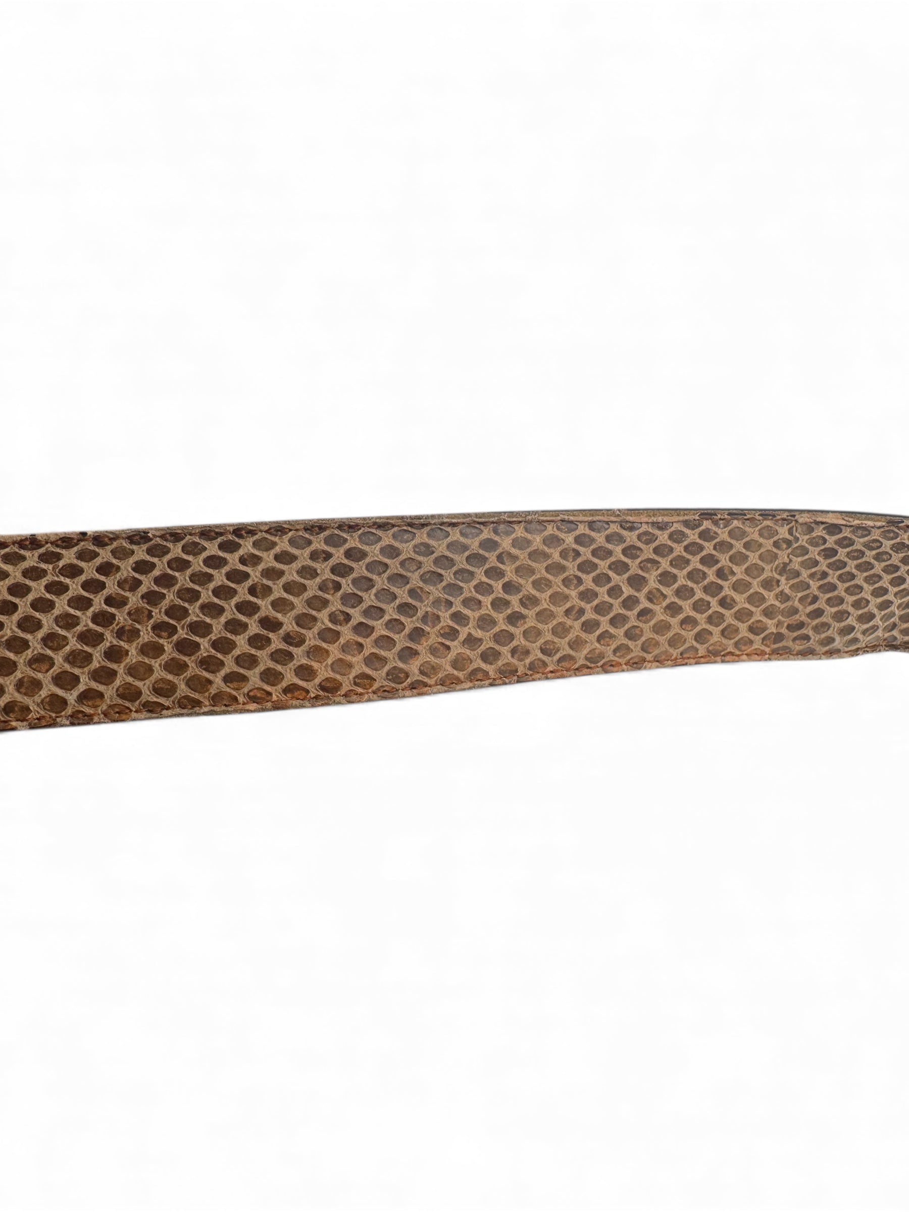 Gucci - Ceinture GG Python T85 marron