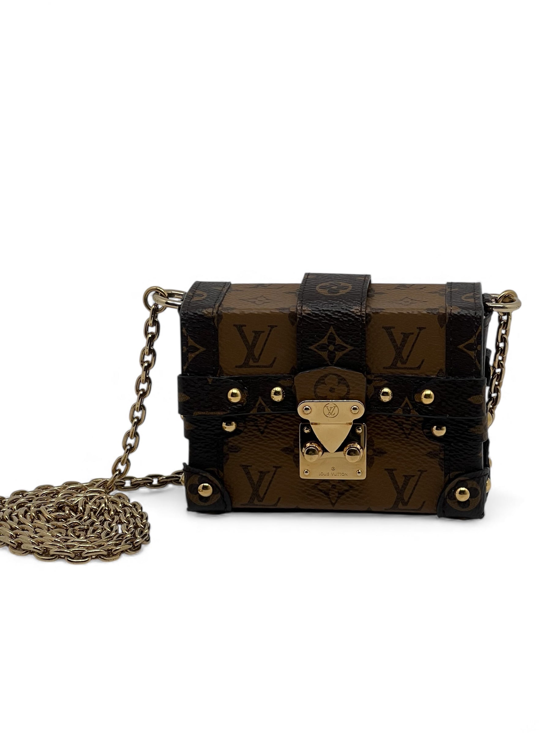 Louis Vuitton - Petite malle essential trunk avec chaîne