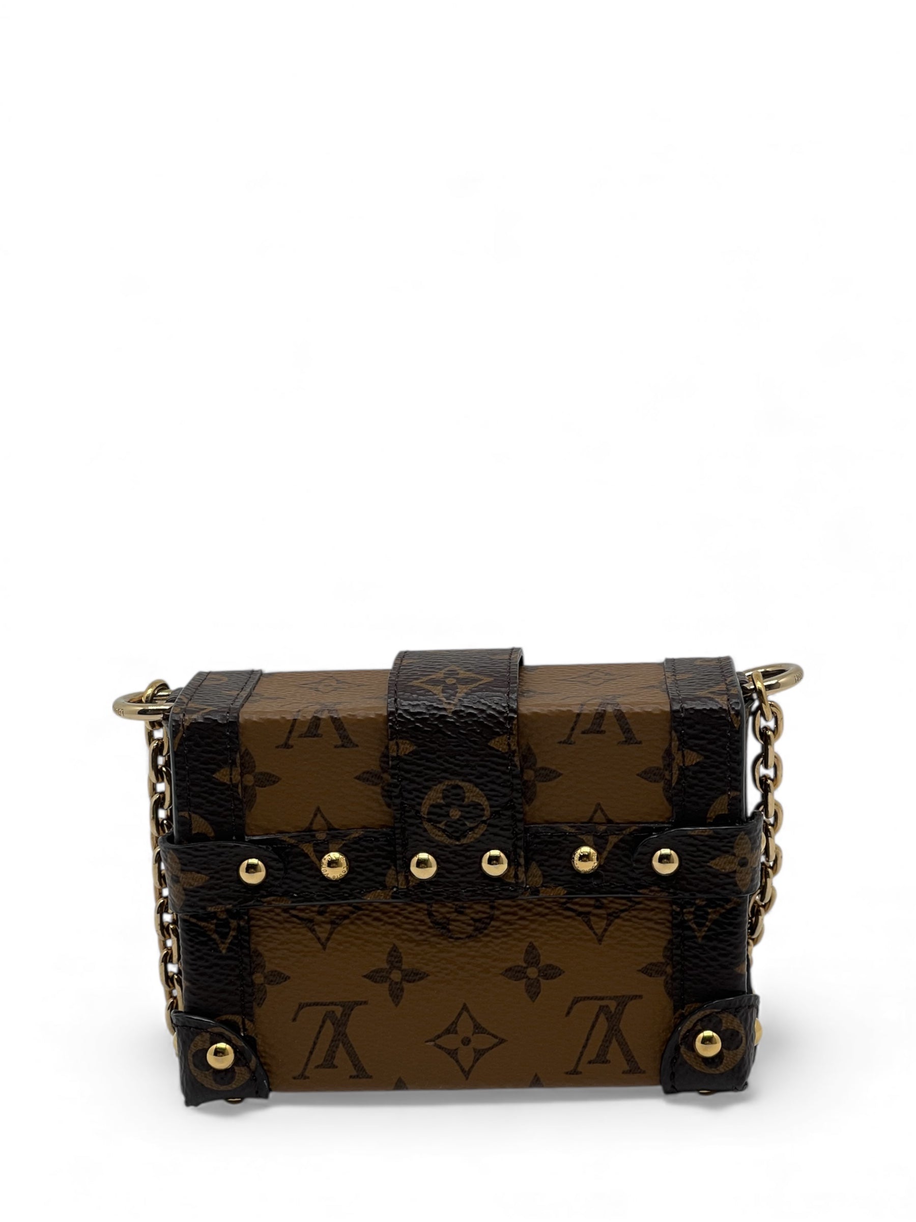 Louis Vuitton - Petite malle essential trunk avec chaîne