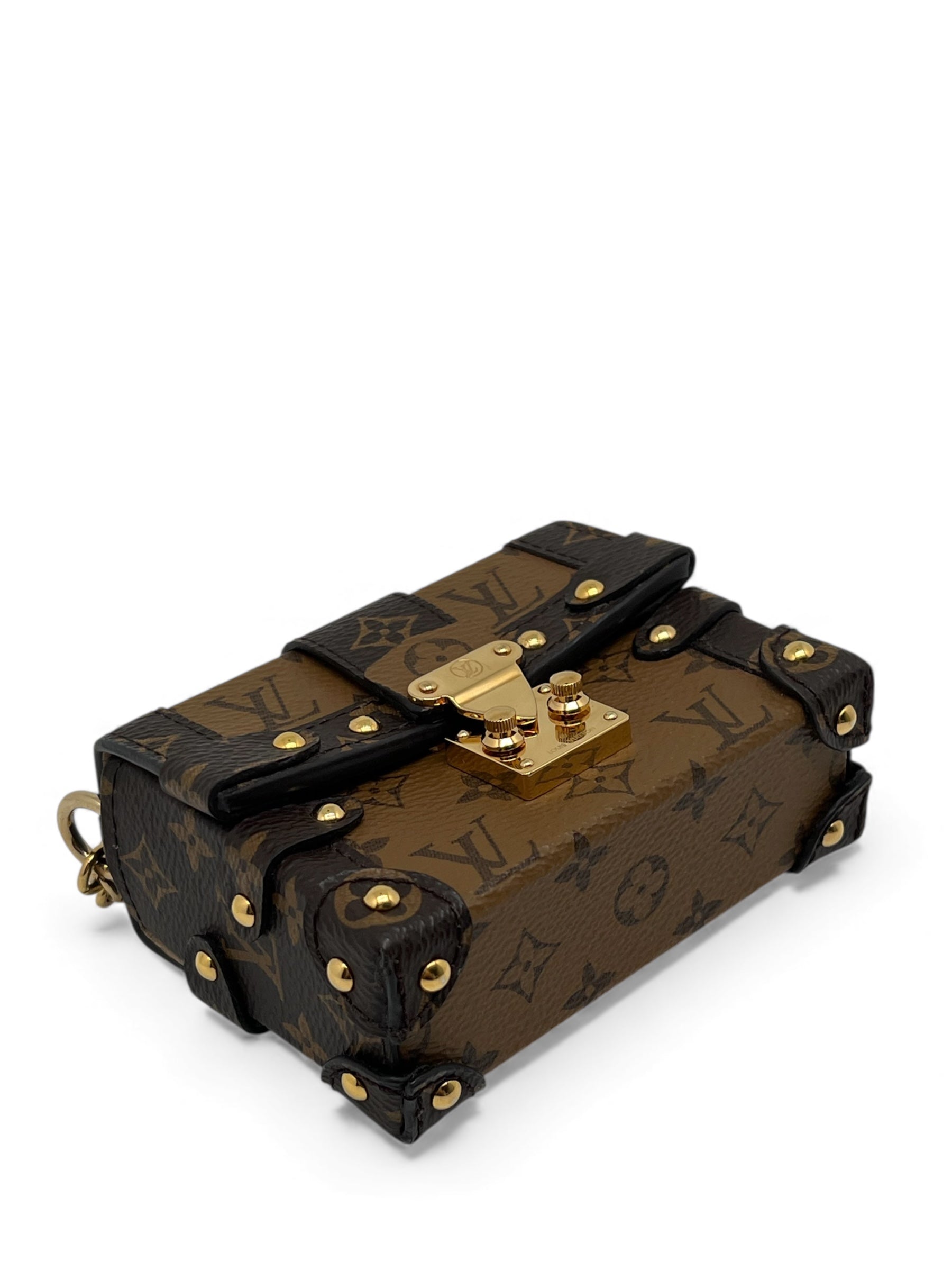 Louis Vuitton - Petite malle essential trunk avec chaîne