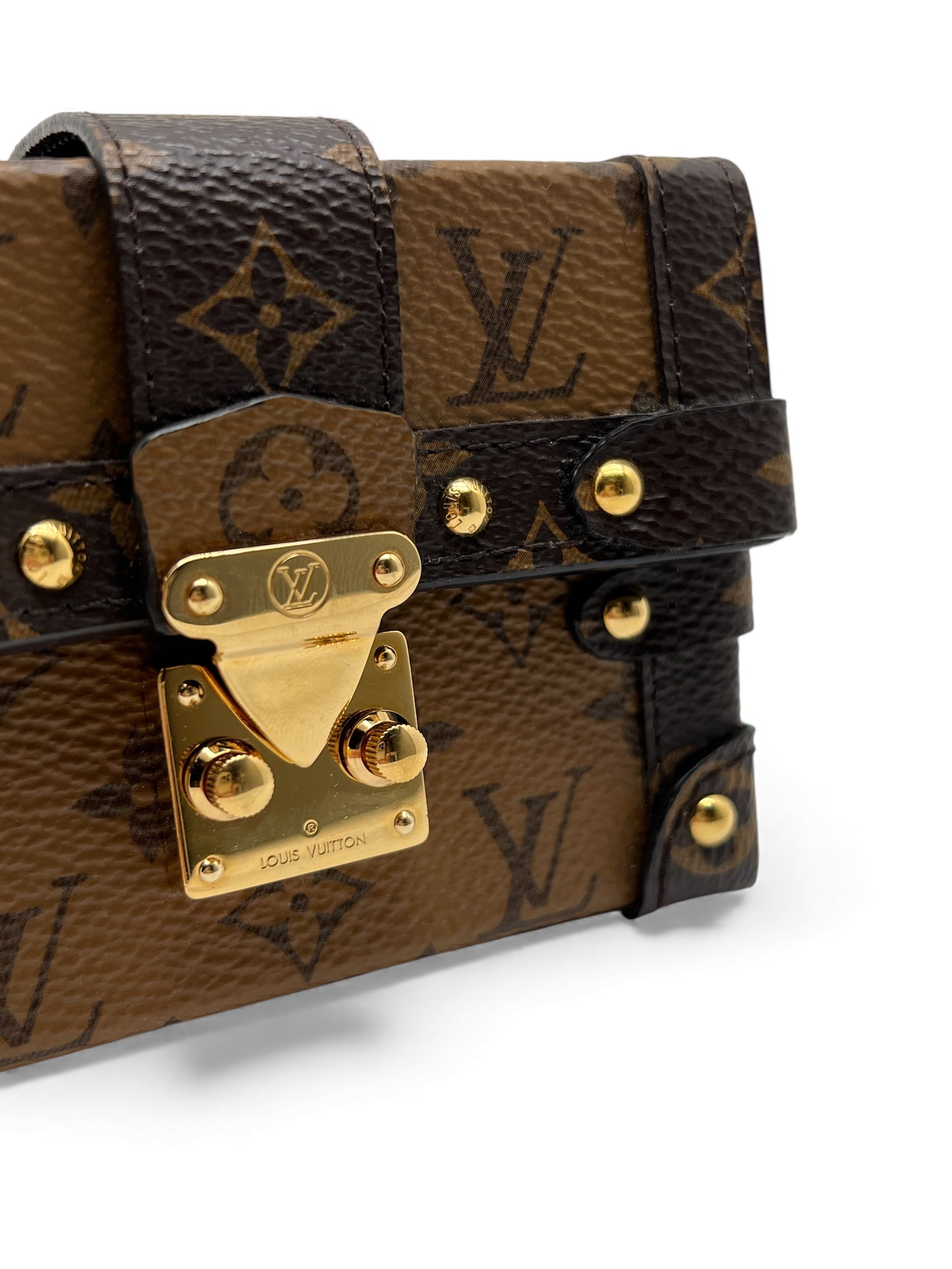 Louis Vuitton - Petite malle essential trunk avec chaîne