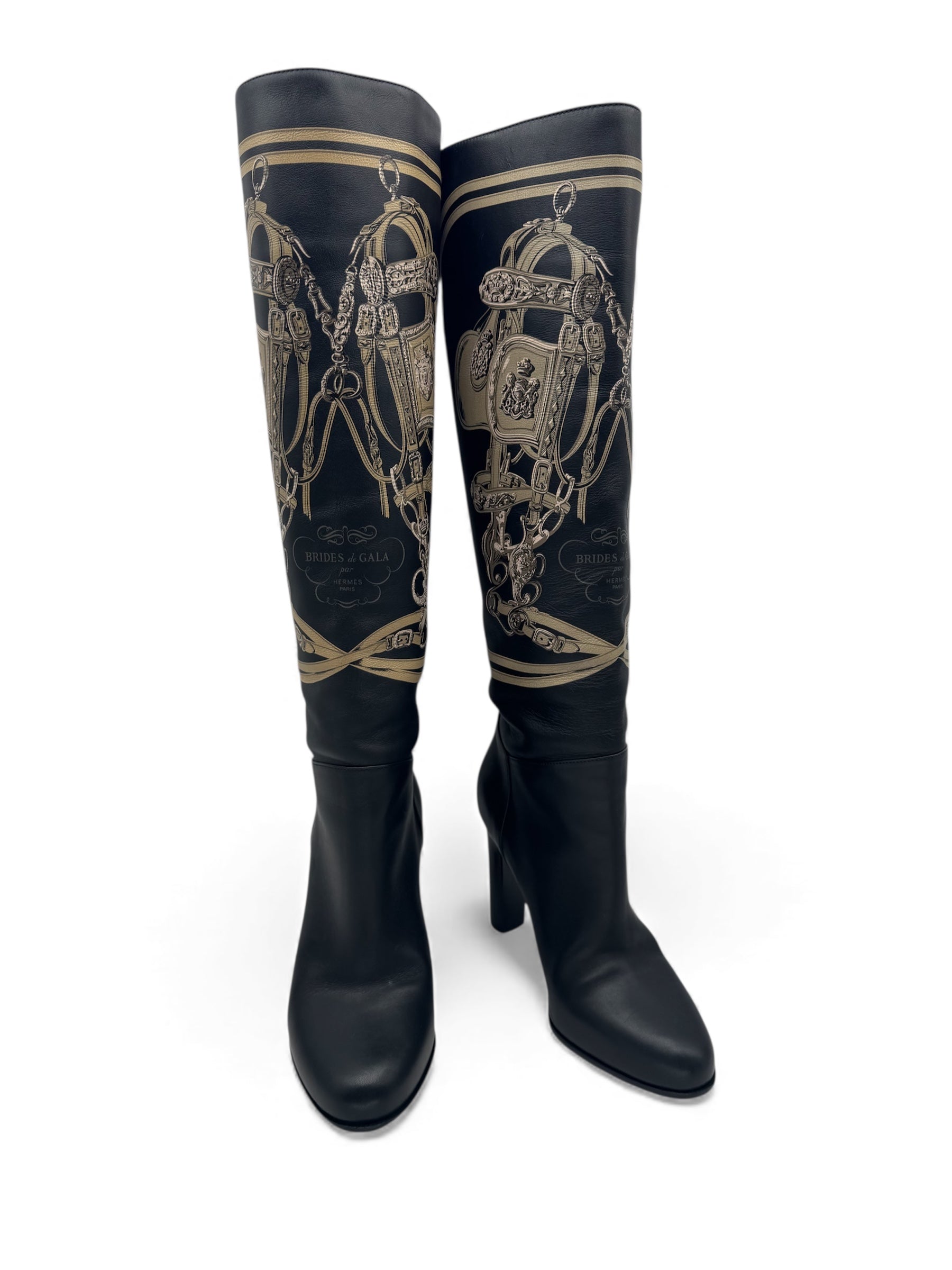 Hermès - Gala-Zügel-Stiefel Gr. 36